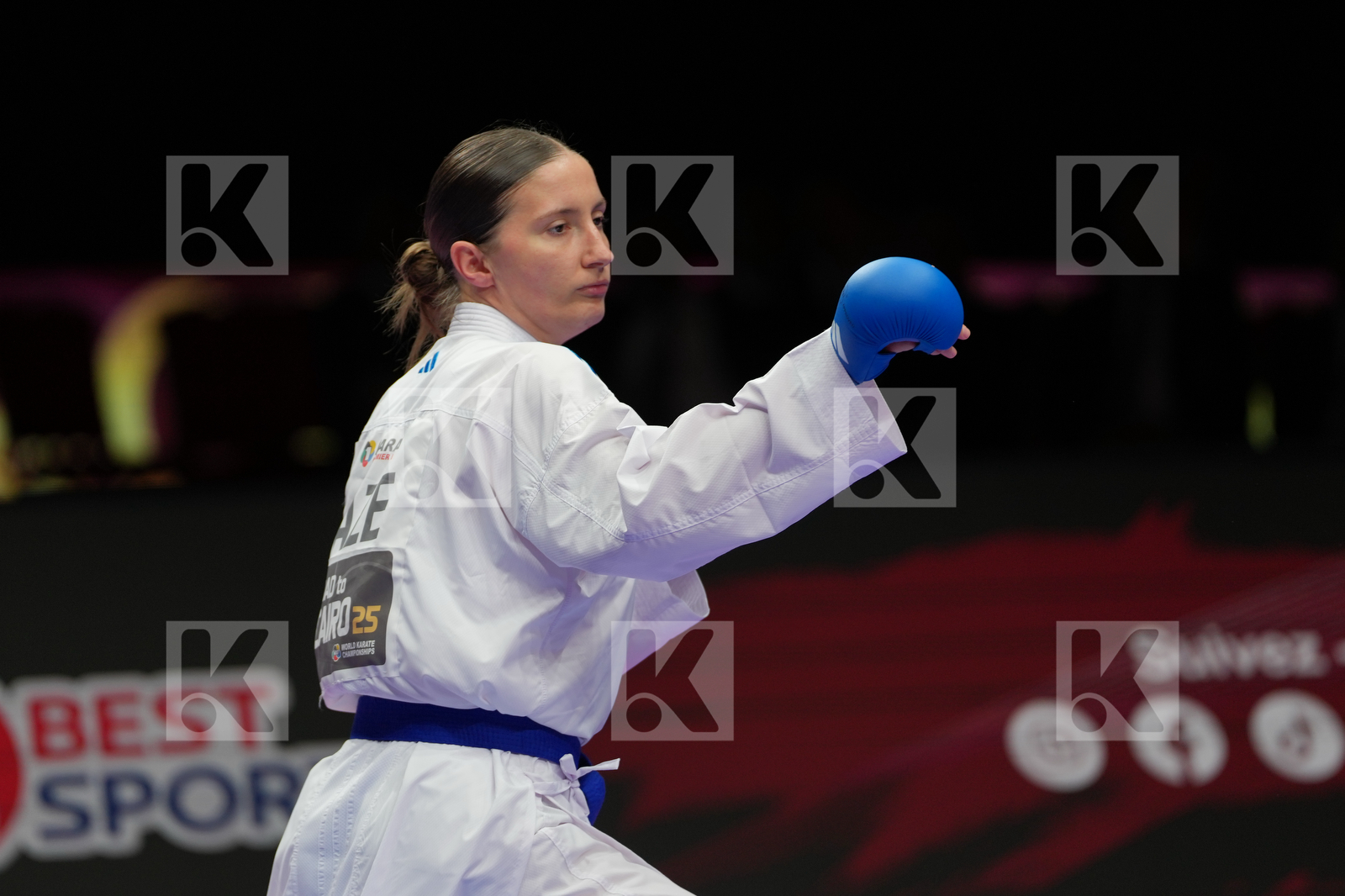 SIELIEMIENIEVA ELINA (UKRAINE) vs ZARETSKA IRYNA (AZERBAIJAN) in Female Kumite -68 Kg - Bronze Bout