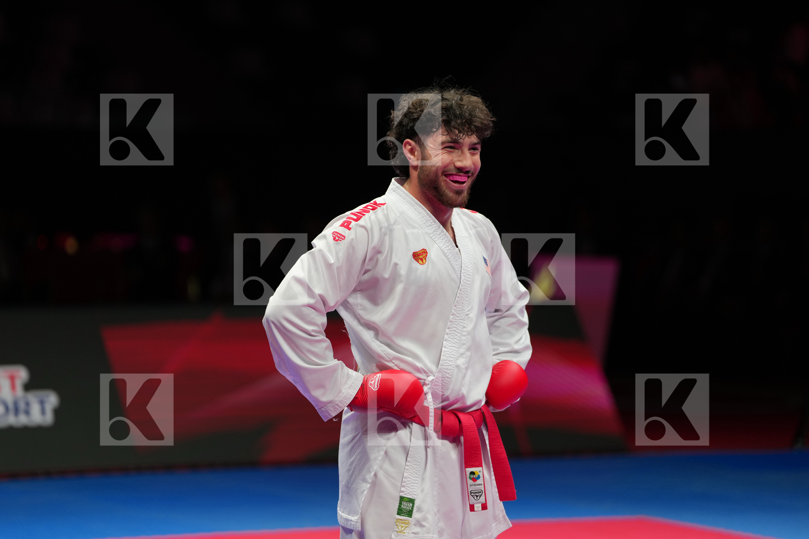 SAGILYAN EDUARD (USA) vs YOSHIMURA FUMIYA (JAPAN) in Male Kumite 84+ Kg - Bronze Bout