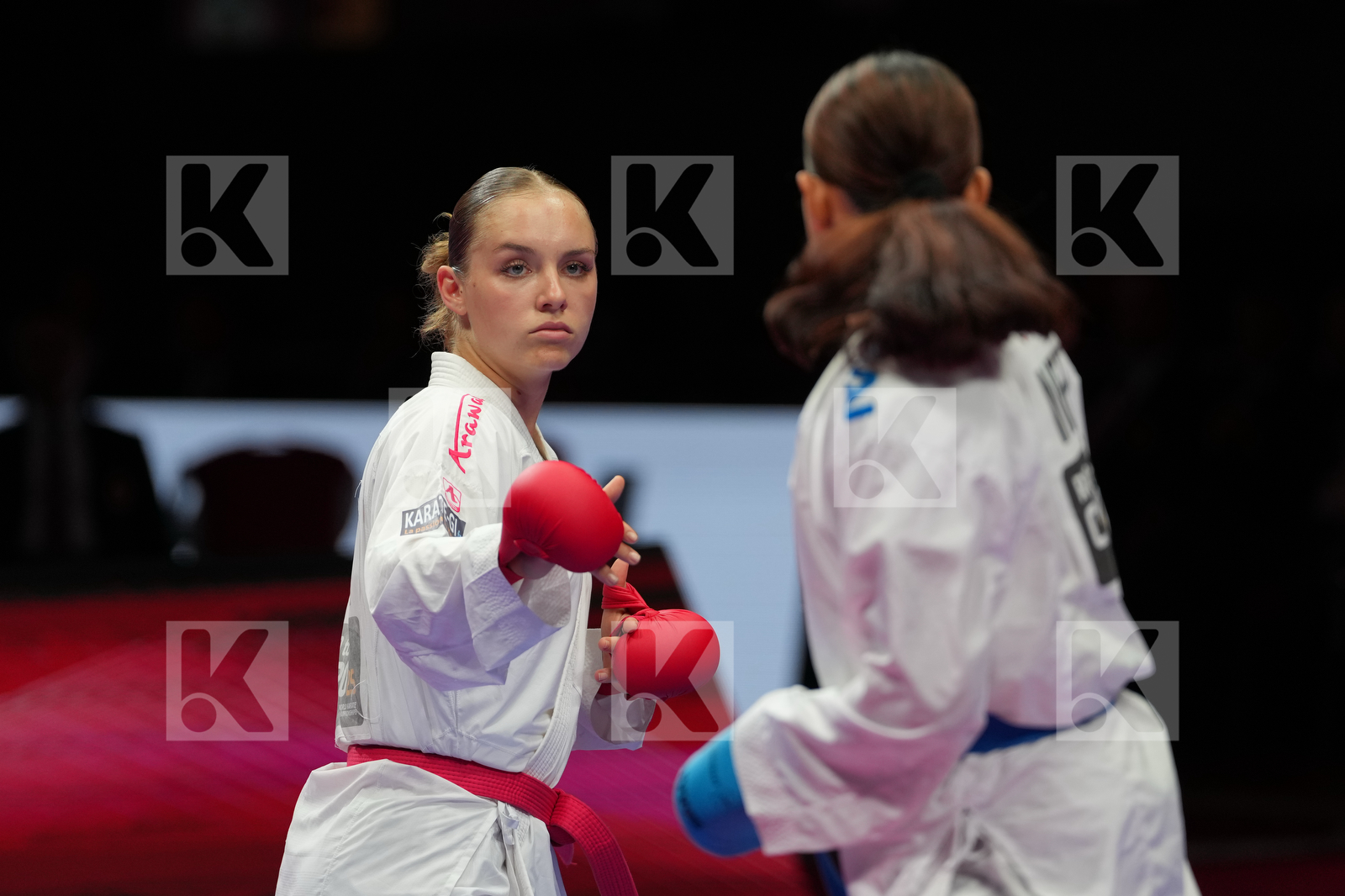 PEA CLEMENCE (FRANCE) vs GURUNG ARIKA (NEPAL) in Female Kumite 68+ Kg - Bronze Bout