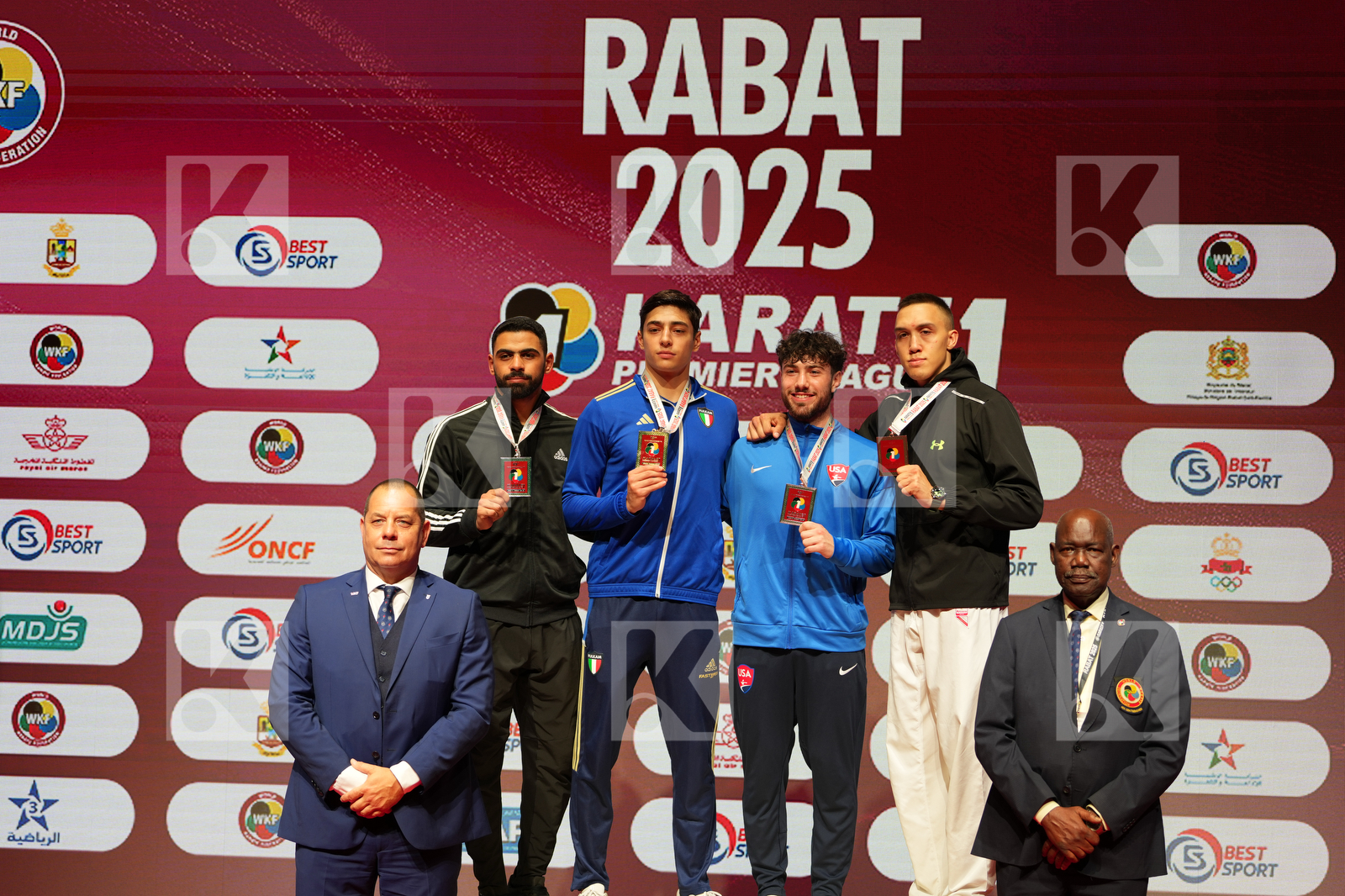 Podium ceremony in  - Final Bout