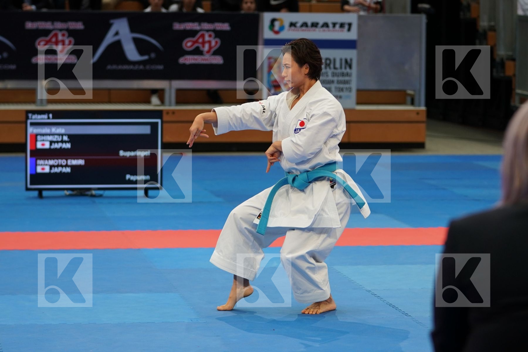 IWAMOTO EMIRI (JAPAN) in Senior Female Kata - Bronze bout