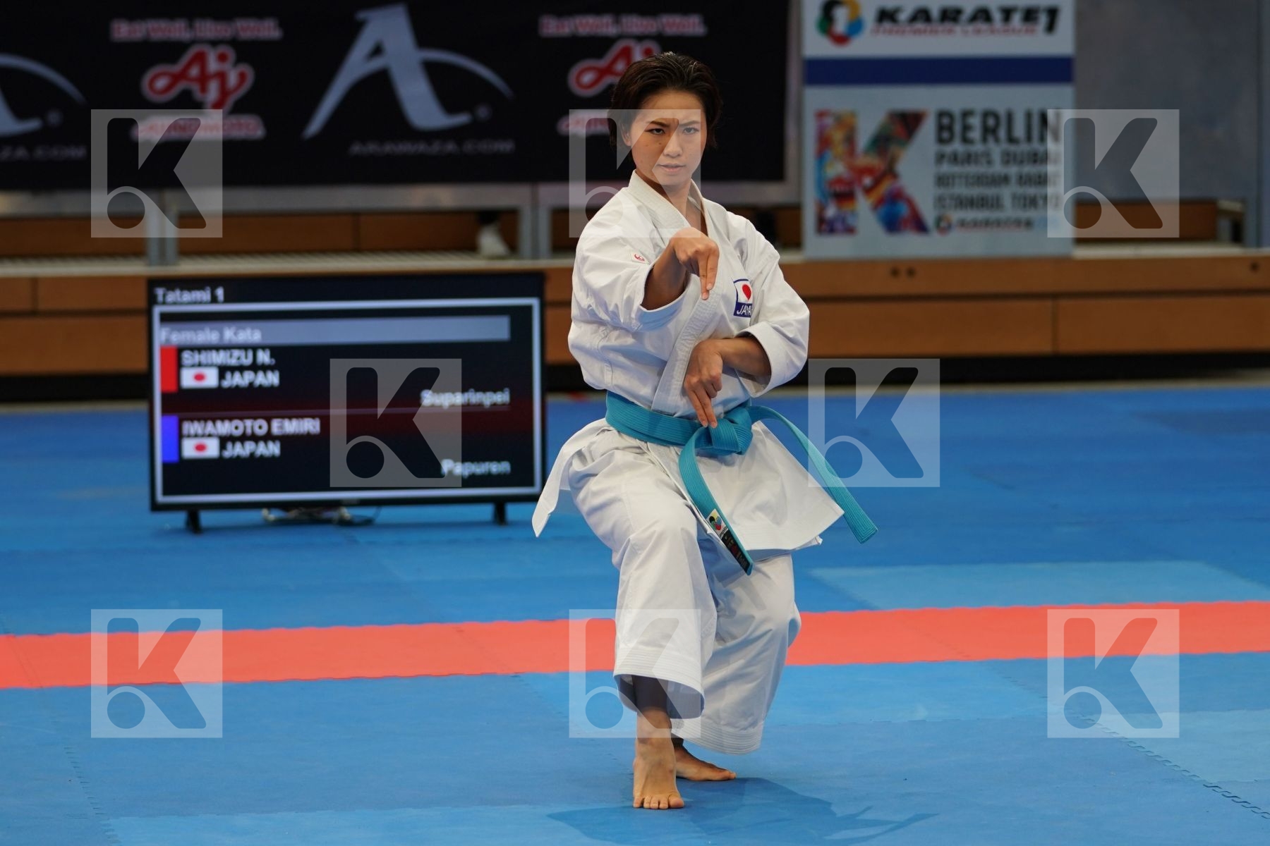 IWAMOTO EMIRI (JAPAN) in Senior Female Kata - Bronze bout