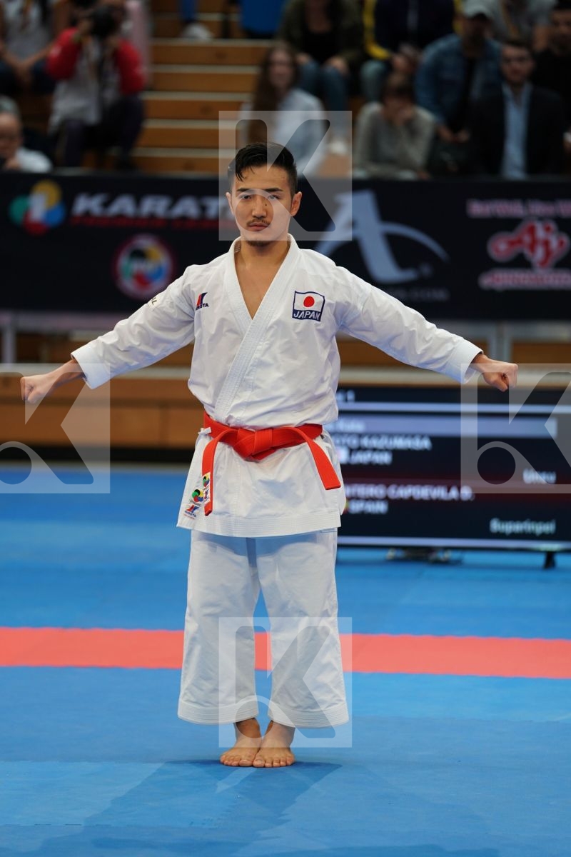 MOTO KAZUMASA (JAPAN) in Senior Male Kata - Bronze bout