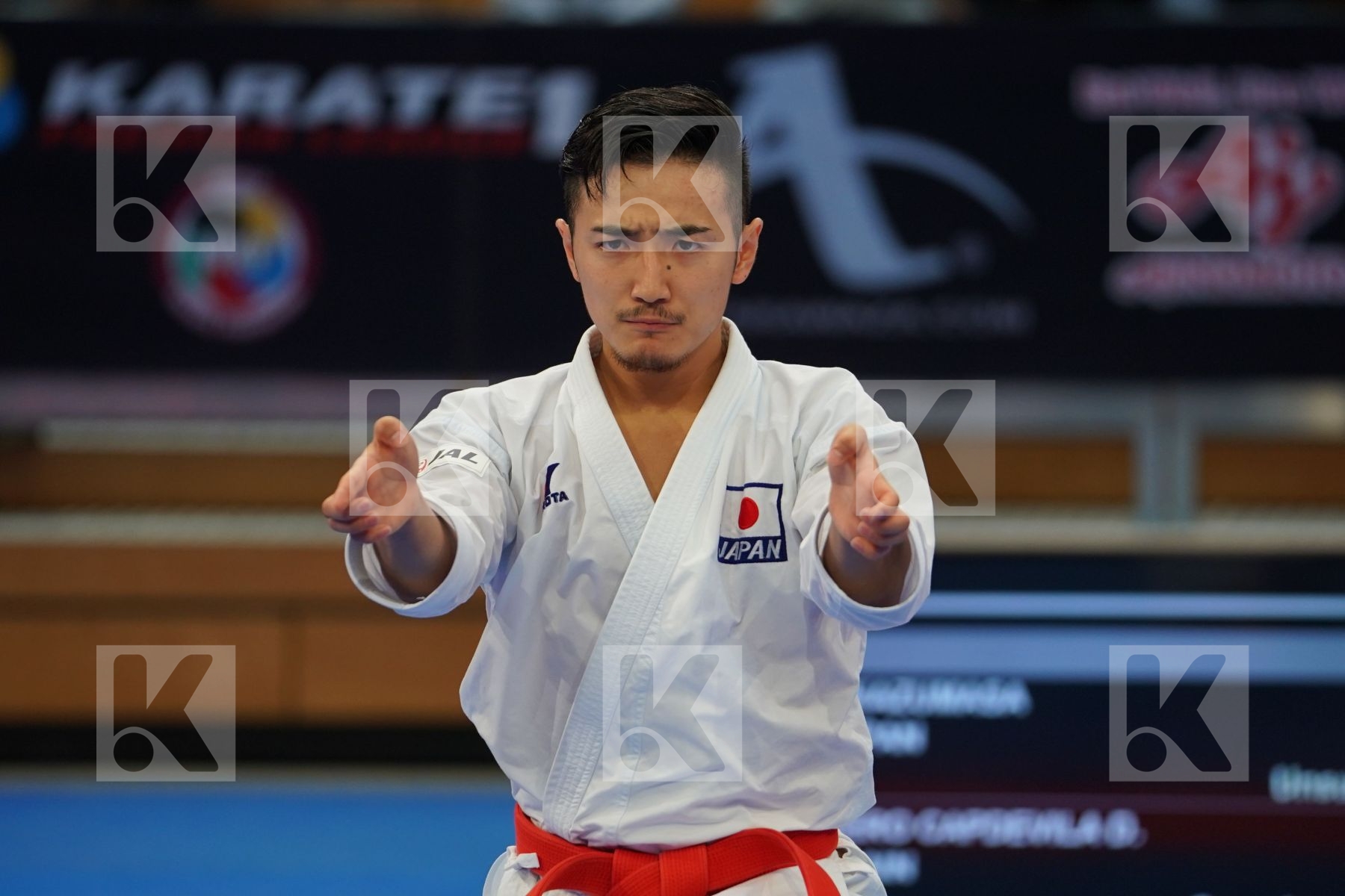 MOTO KAZUMASA (JAPAN) in Senior Male Kata - Bronze bout