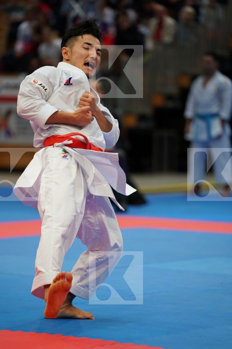 MOTO KAZUMASA (JAPAN) in Senior Male Kata - Bronze bout
