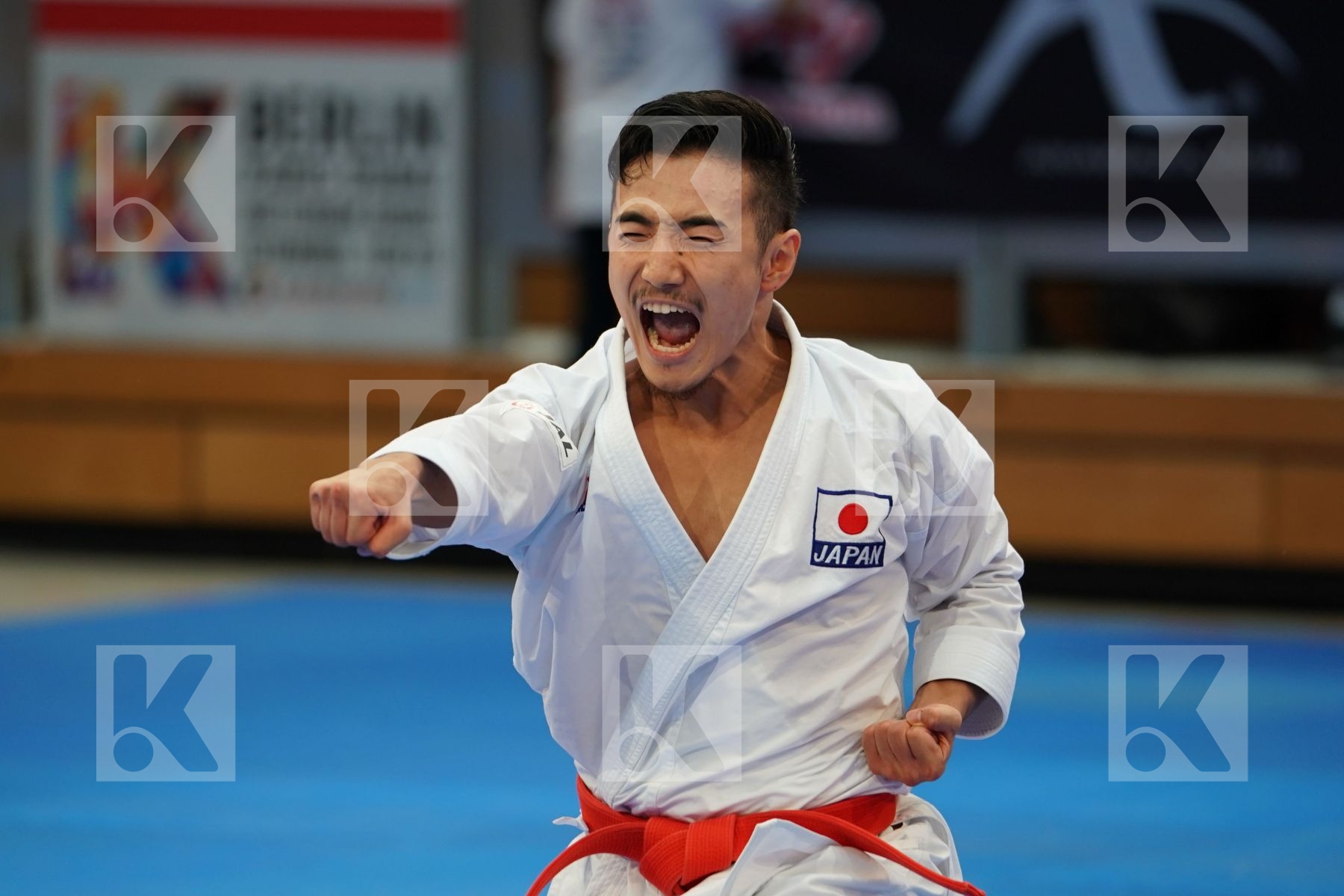 MOTO KAZUMASA (JAPAN) in Senior Male Kata - Bronze bout