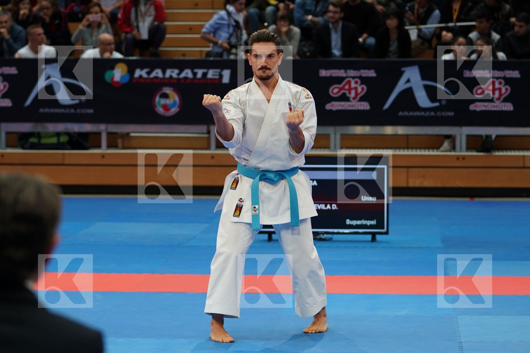 QUINTERO CAPDEVILA DAMIAN HUGO (SPAIN) in Senior Male Kata - Bronze bout