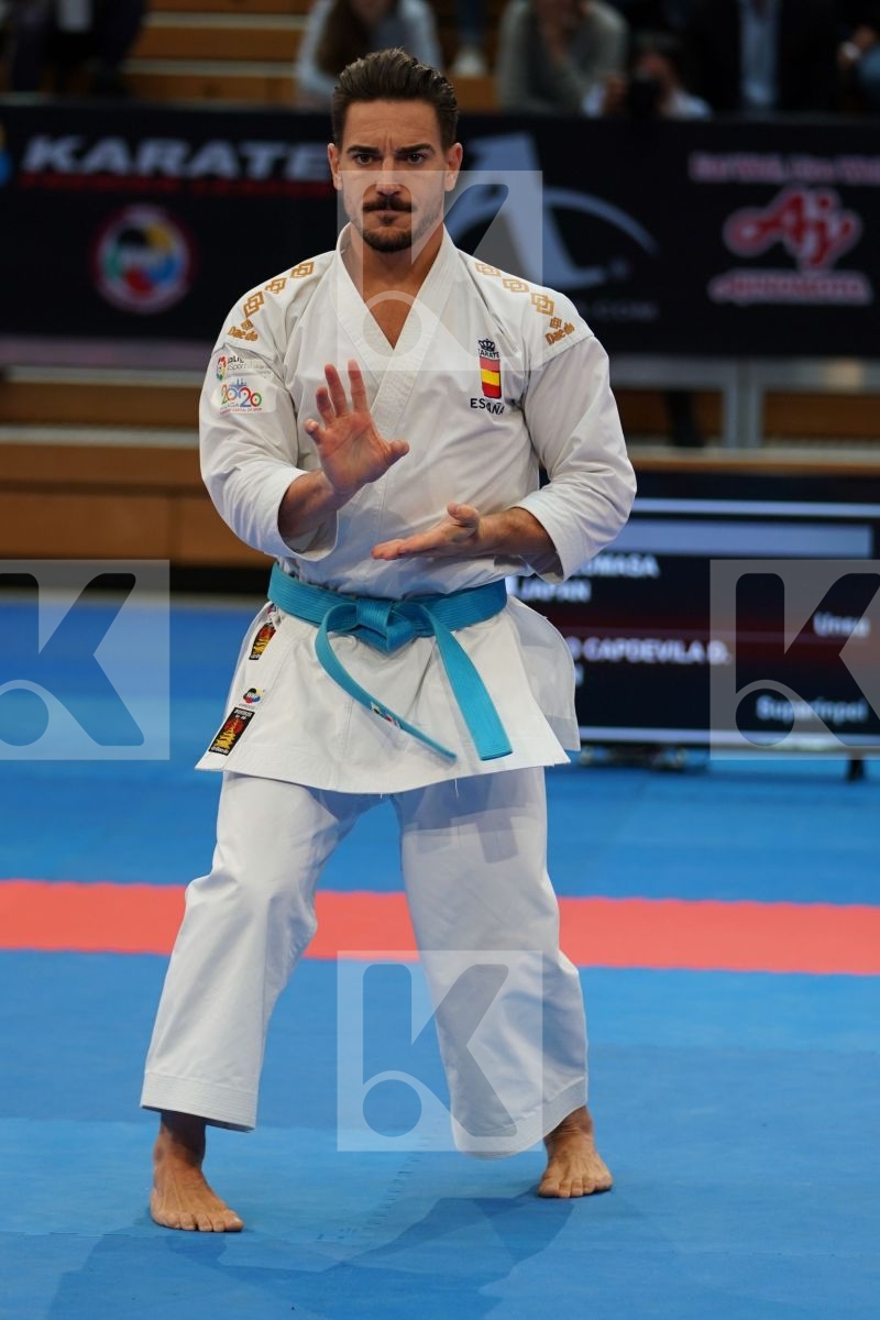 QUINTERO CAPDEVILA DAMIAN HUGO (SPAIN) in Senior Male Kata - Bronze bout