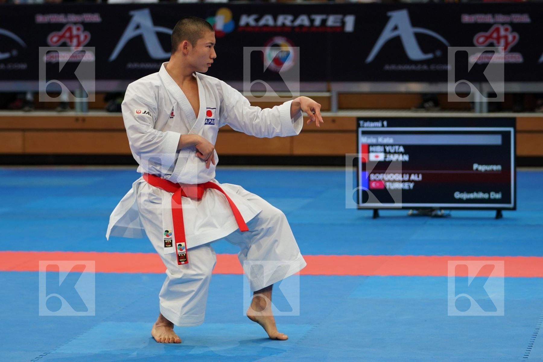 Hibi Yuta (JAPAN) in Senior Male Kata - Bronze bout