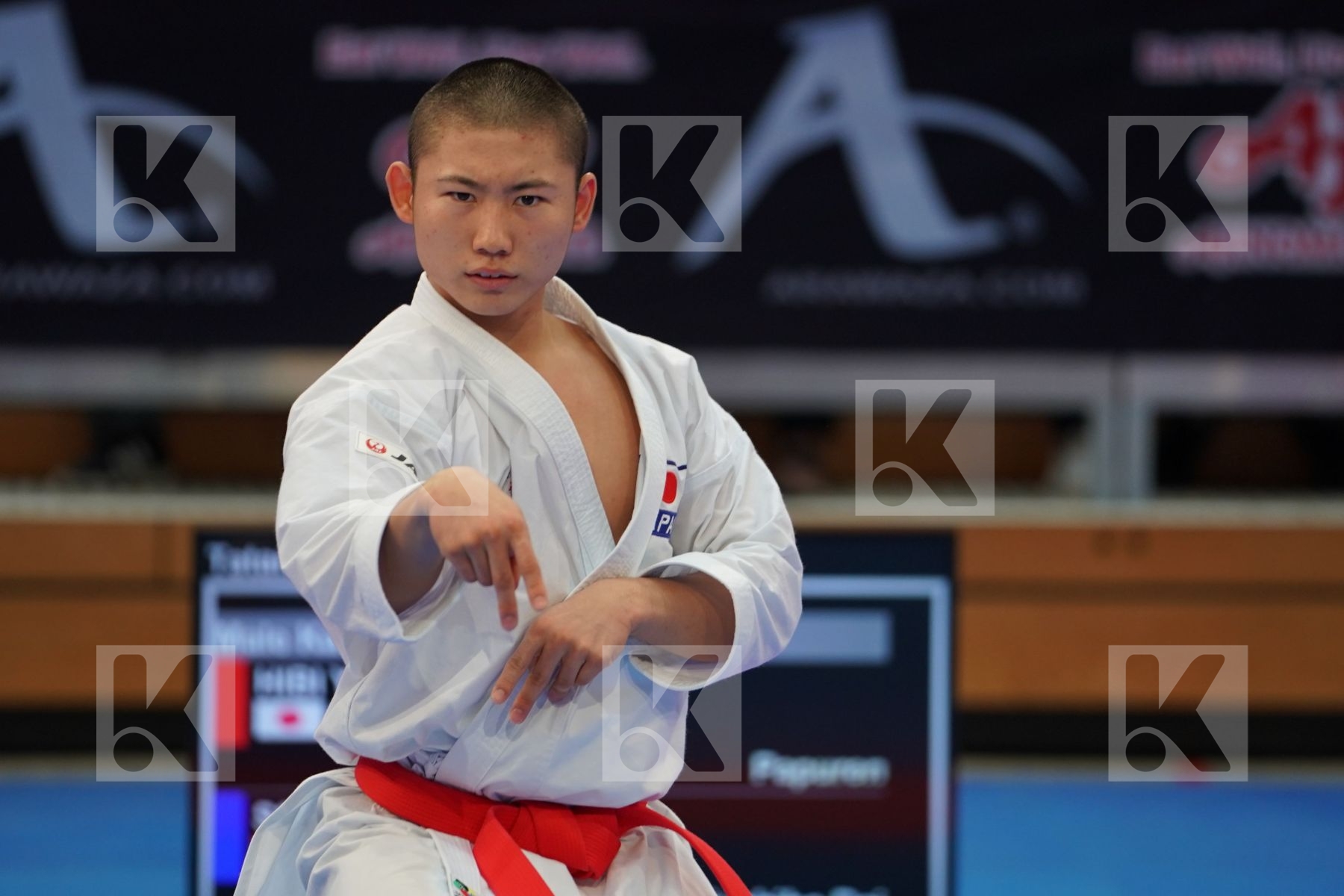 Hibi Yuta (JAPAN) in Senior Male Kata - Bronze bout