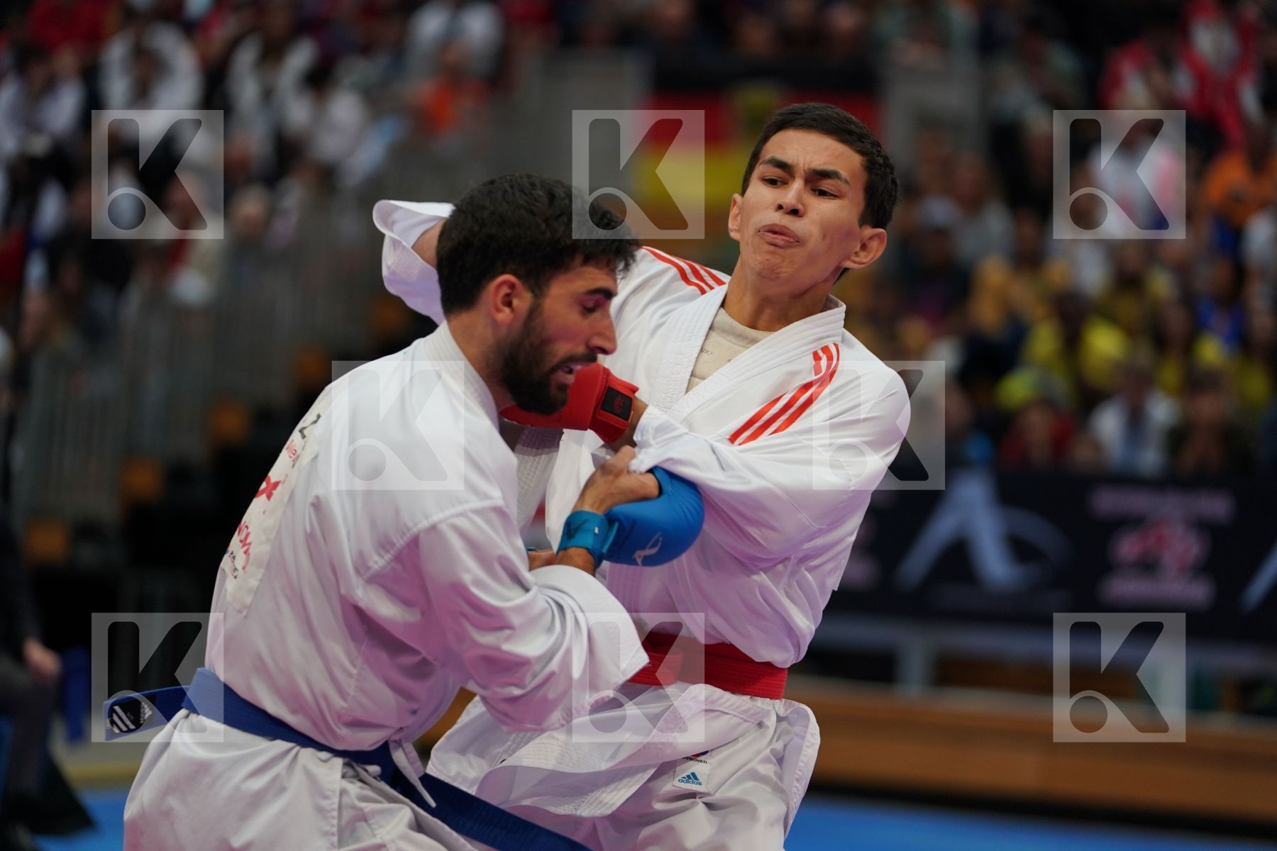 ALPYSBAY KAISAR (KAZAKHSTAN) vs FARZALIYEV FIRDOVSI (AZERBAIJAN) in Senior Kumite -60 Kg - Bronze bout