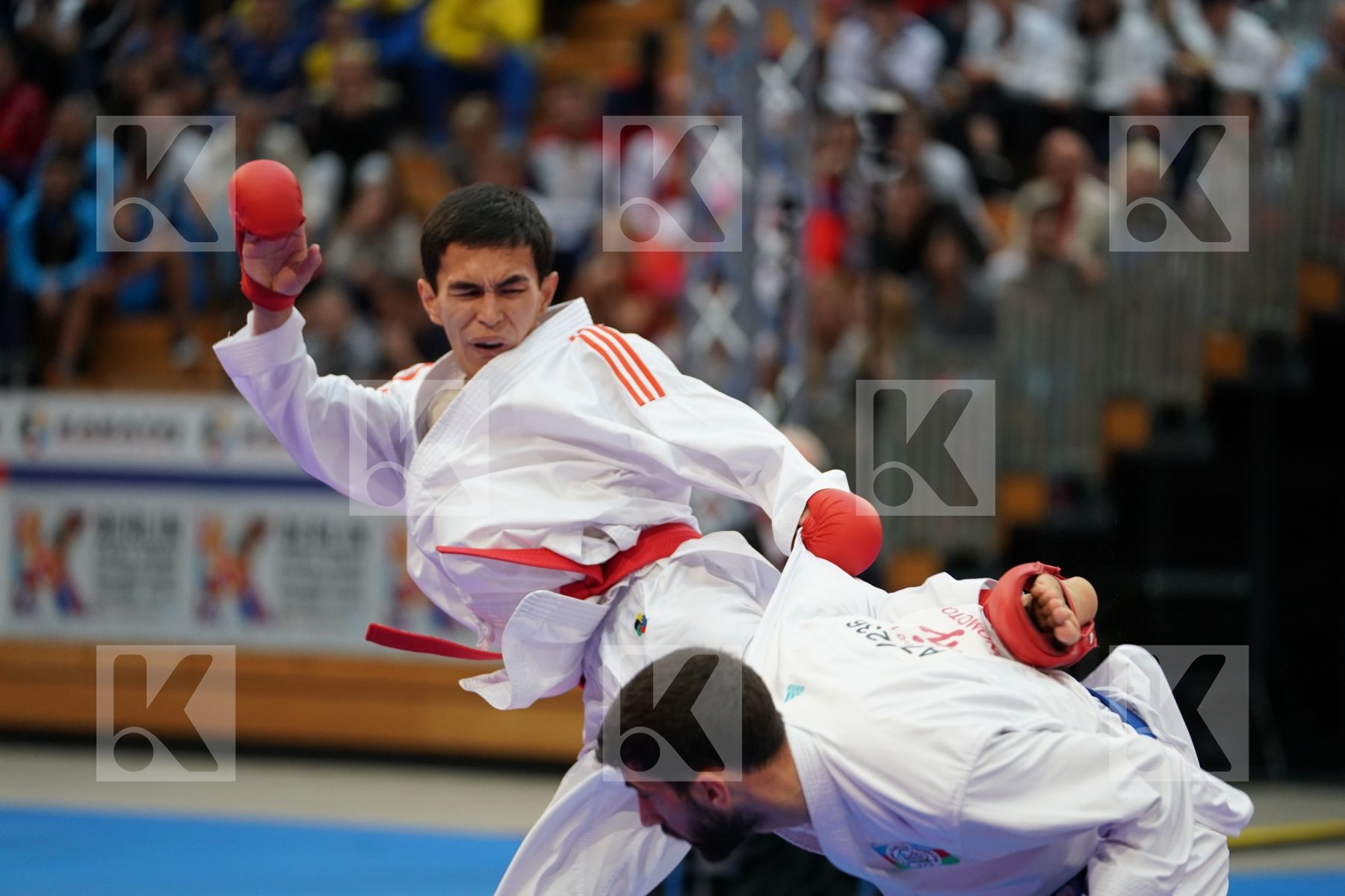 ALPYSBAY KAISAR (KAZAKHSTAN) vs FARZALIYEV FIRDOVSI (AZERBAIJAN) in Senior Kumite -60 Kg - Bronze bout