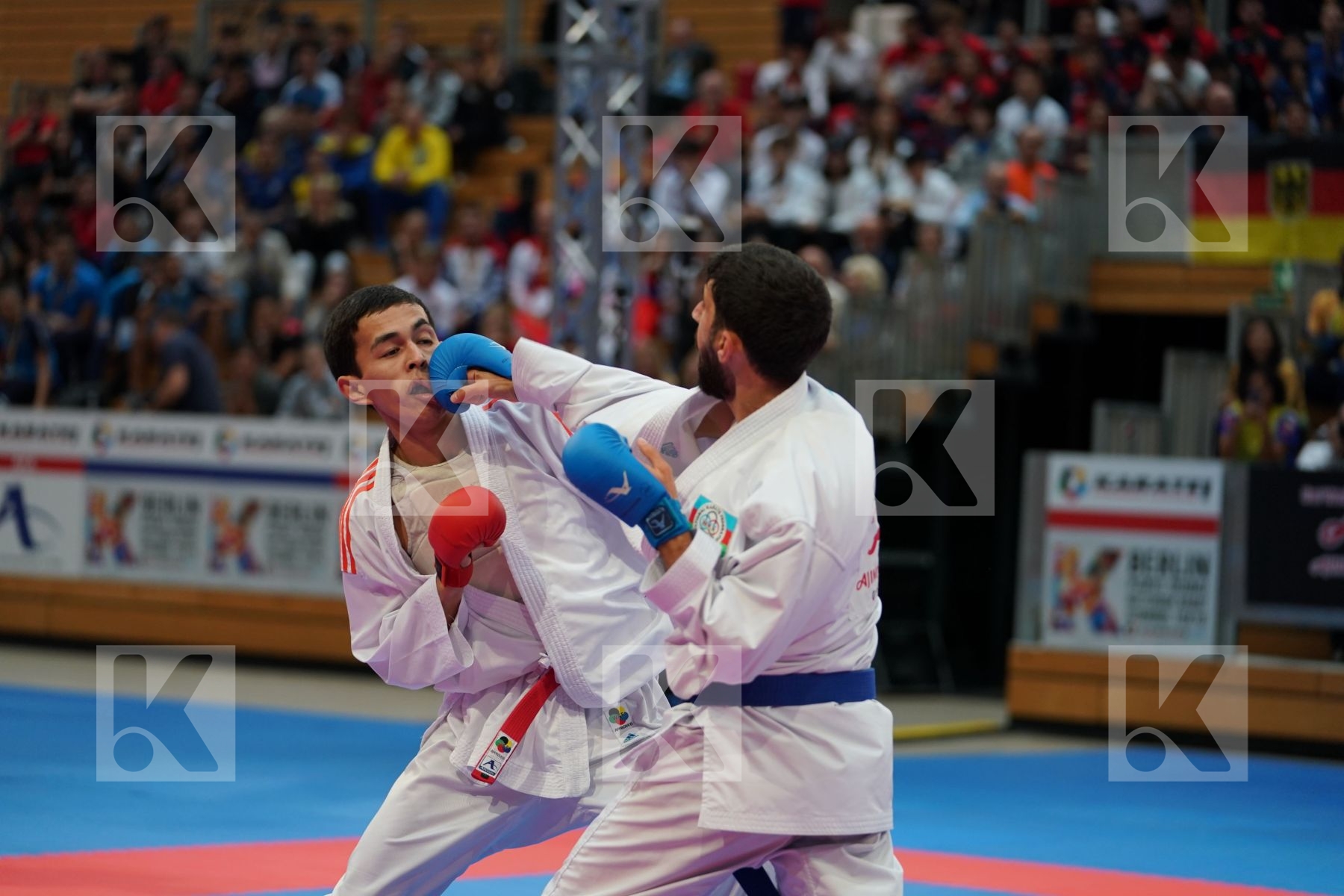 ALPYSBAY KAISAR (KAZAKHSTAN) vs FARZALIYEV FIRDOVSI (AZERBAIJAN) in Senior Kumite -60 Kg - Bronze bout