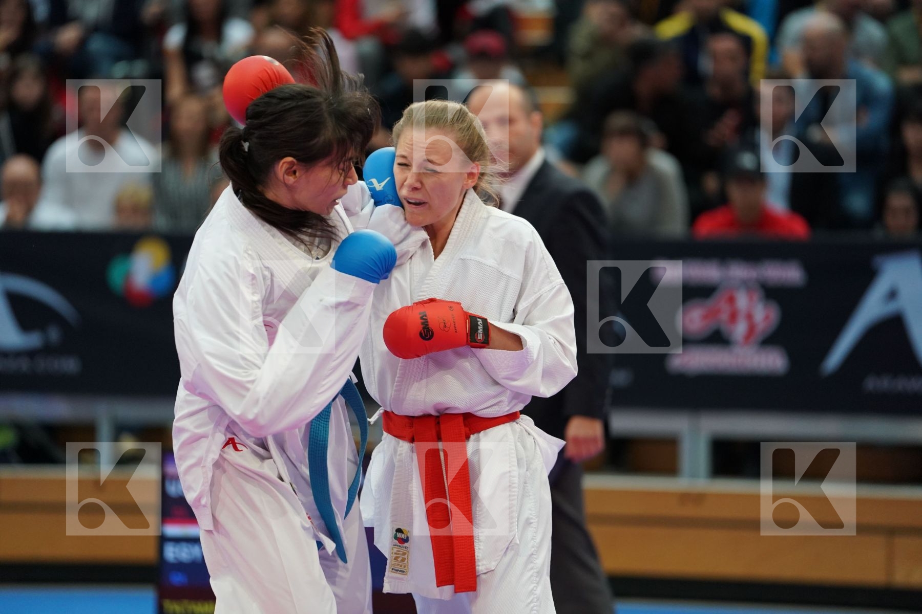 BROWN JENNA (UNITED STATE) vs ATTIA YASSMIN (EGYPT) in Senior Kumite -55 Kg - Bronze bout