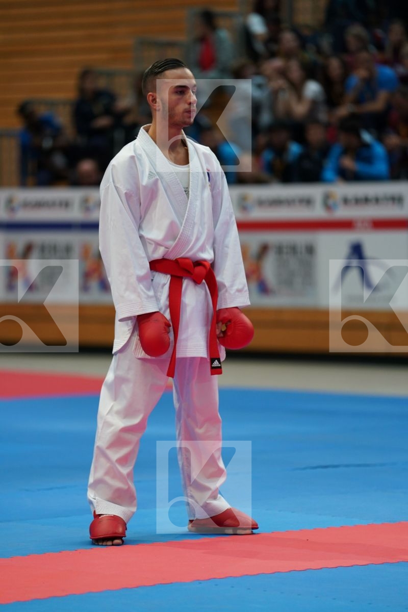 DACOSTA STEVEN (FRANCE) vs THOMAS JORDAN (ENGLAND) in Senior Kumite -67 Kg - Bronze bout