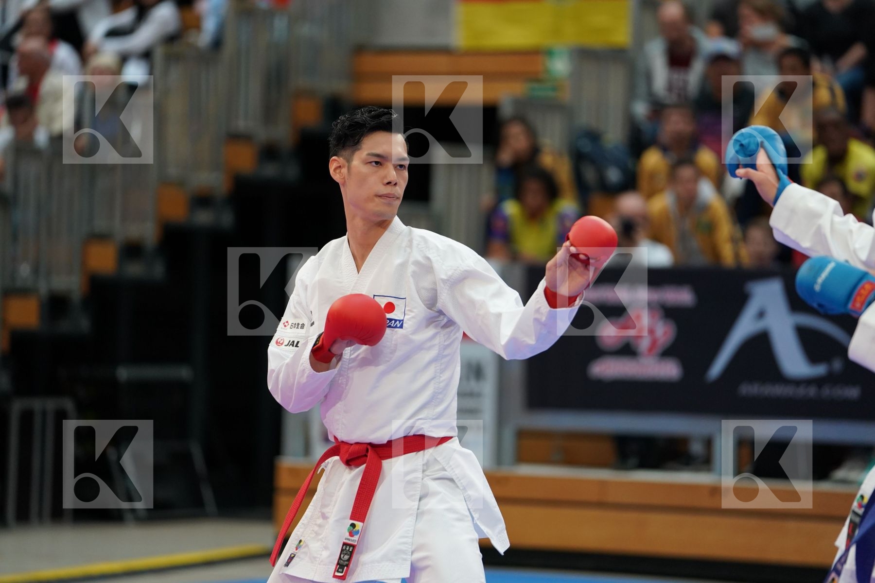 NISHIMURA KEN (JAPAN) vs BITSCH NOAH (GERMANY) in Senior Kumite Ð 75 Kg - Bronze bout