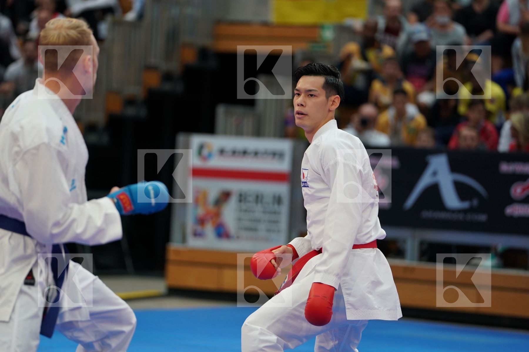 NISHIMURA KEN (JAPAN) vs BITSCH NOAH (GERMANY) in Senior Kumite Ð 75 Kg - Bronze bout