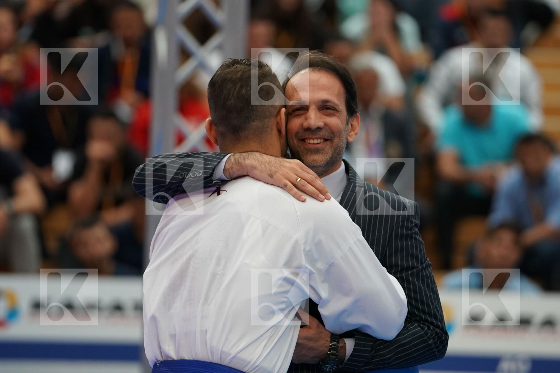 AKTAS UGUR (TURKEY ) vs POORSHAB ZABIOLLAH (IRAN) in Senior Kumite Ð 84 Kg - Bronze bout