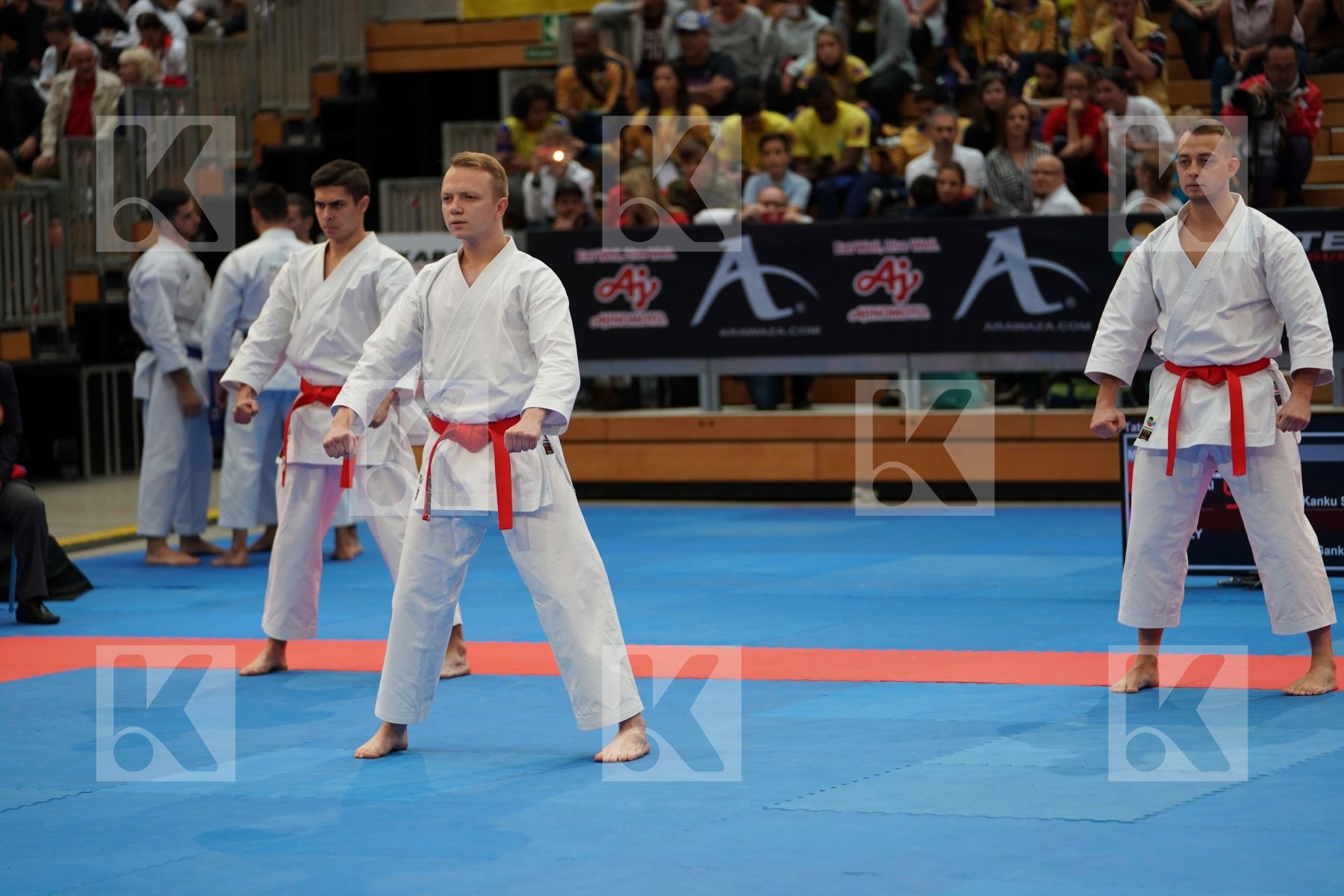 RUSSIA (KOBZAREV, OLSHANNIKOV, ZOTOV) in Senior Team Male Kata - Bronze bout