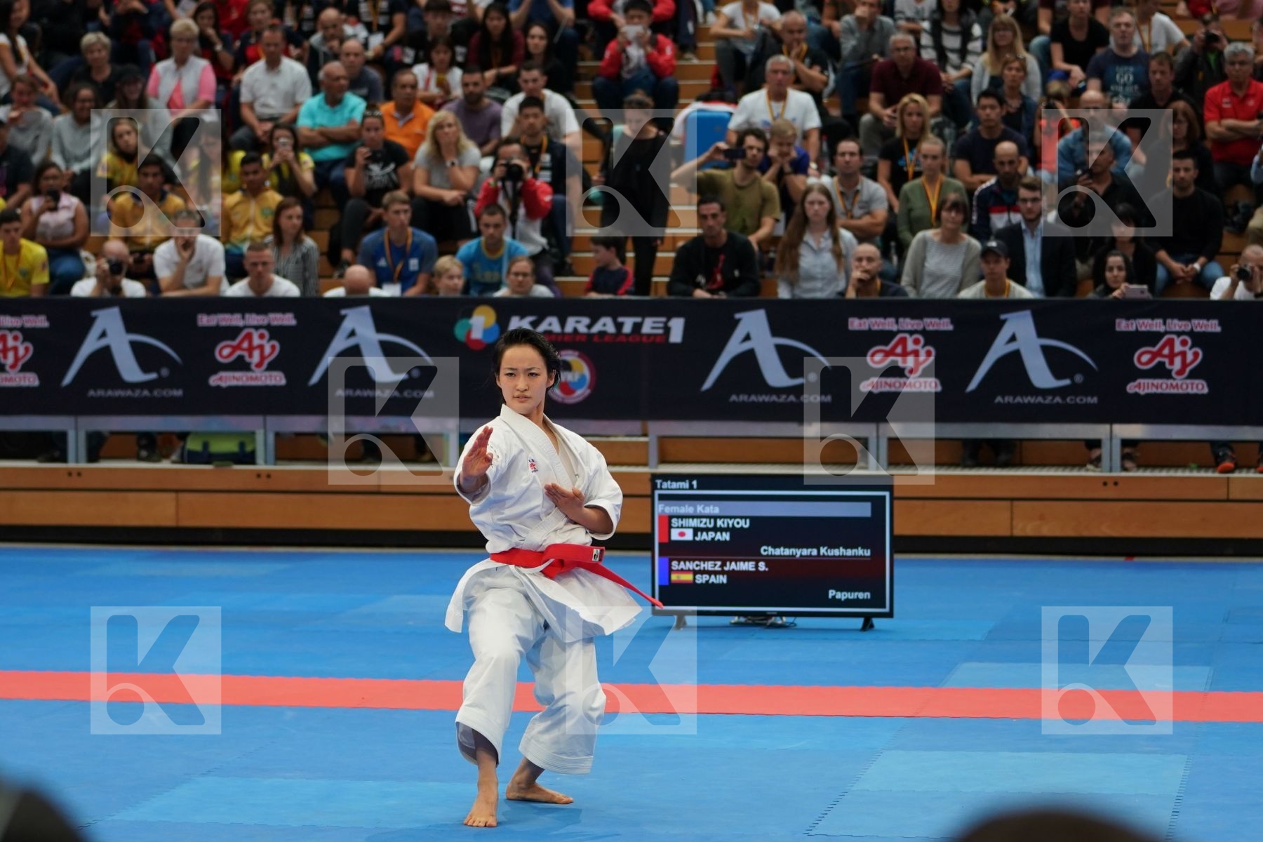SHIMIZU KIYOU (JAPAN) in Senior Female Kata - Gold bout