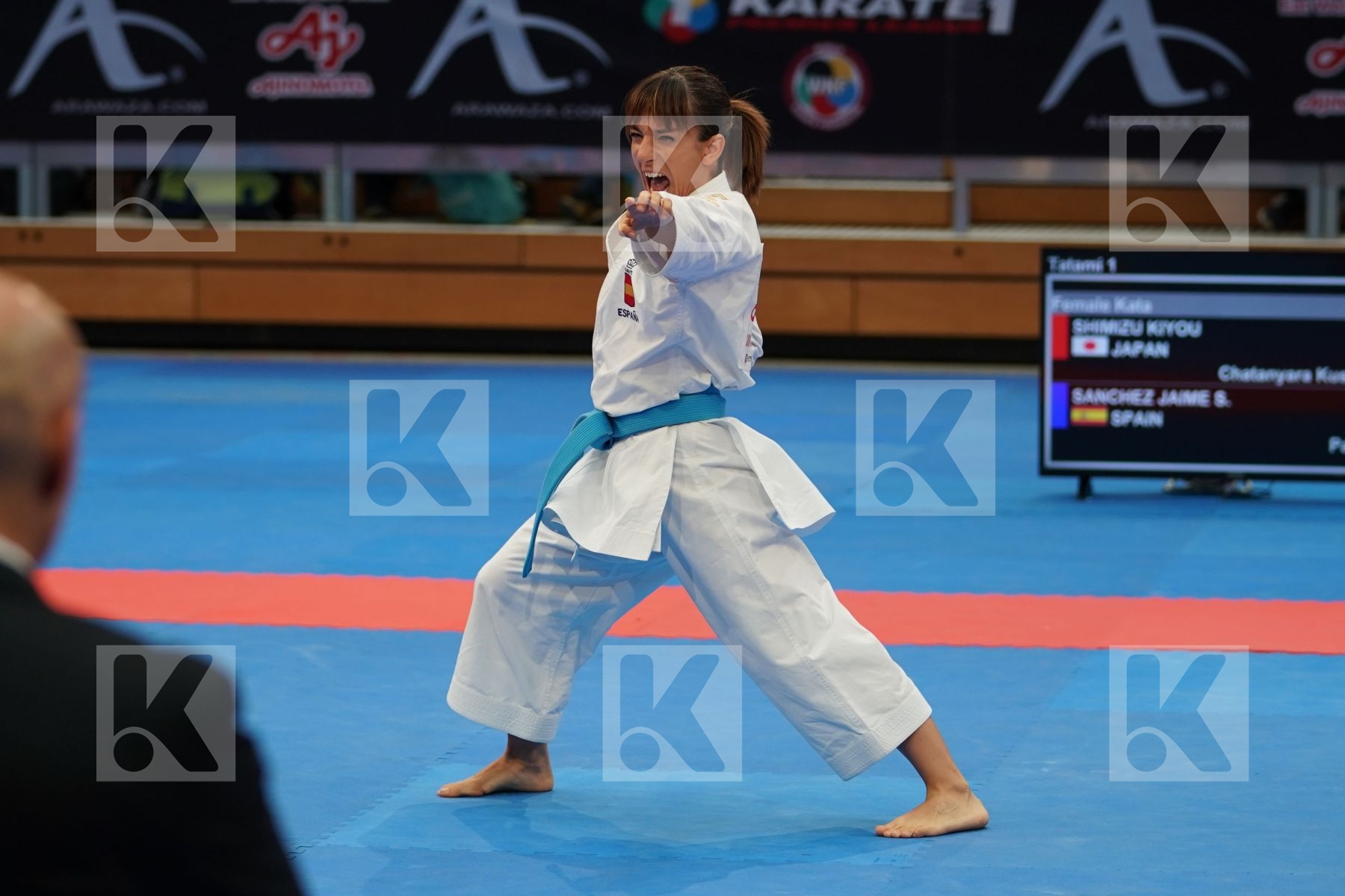 SANCHEZ JAIME SANDRA (SPAIN) in Senior Female Kata - Gold bout