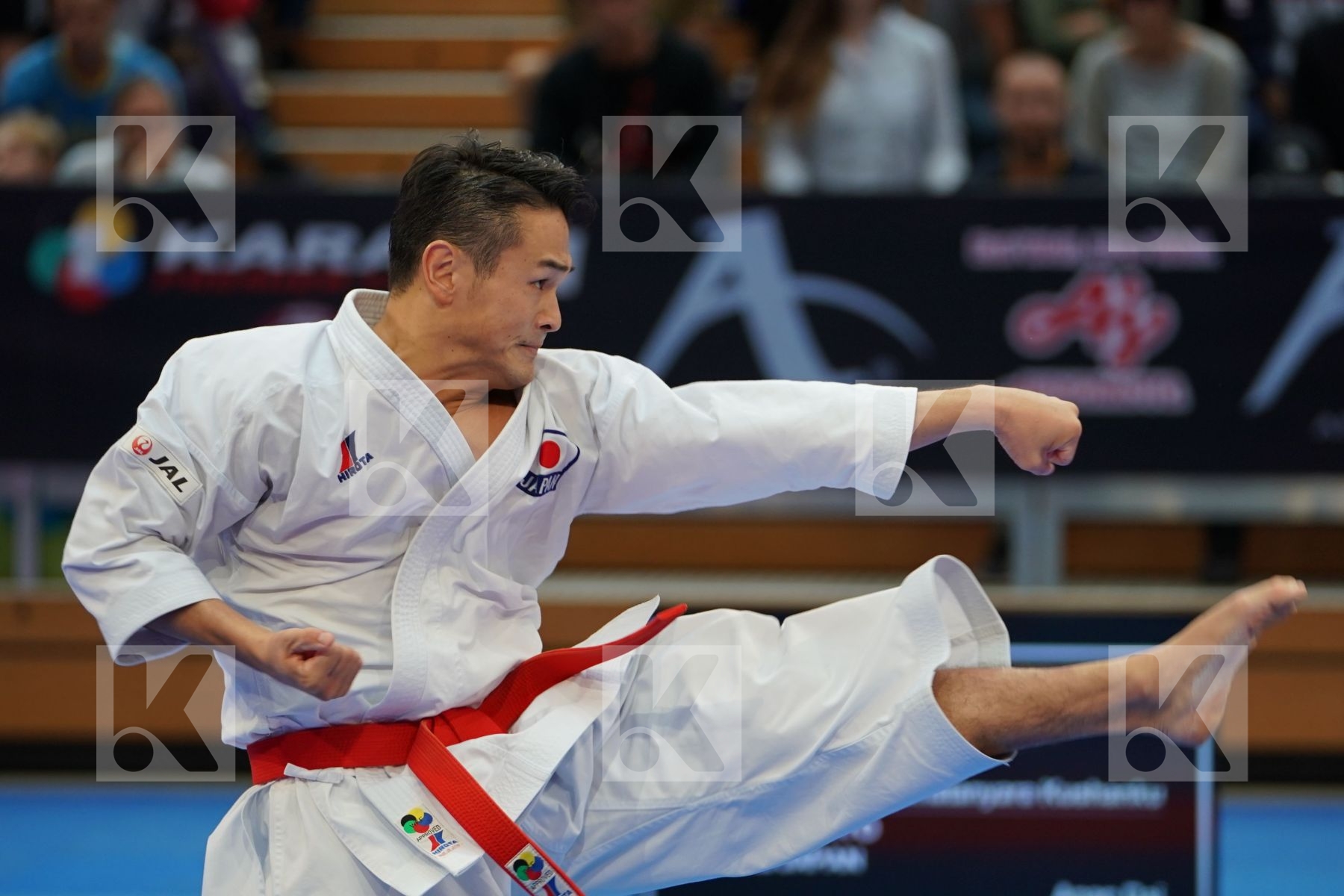 SHIMBABA ISSEI (JAPAN) in Senior Male Kata - Gold bout