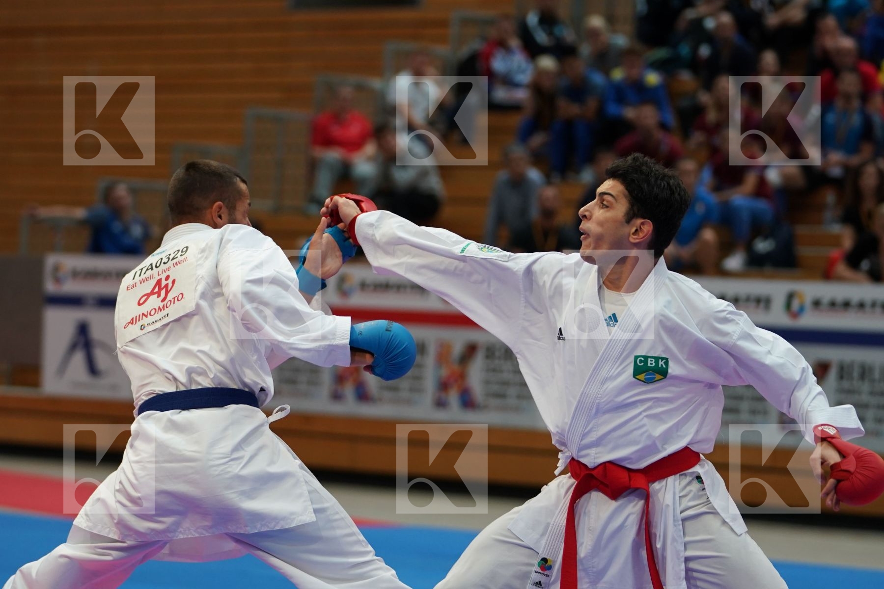 Figueira Vinicius (BRASIL) vs MARESCA LUCA (ITALIA) in Senior Kumite -67 Kg - Gold bout