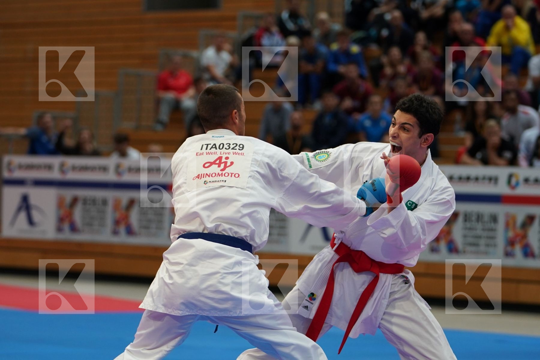 Figueira Vinicius (BRASIL) vs MARESCA LUCA (ITALIA) in Senior Kumite -67 Kg - Gold bout