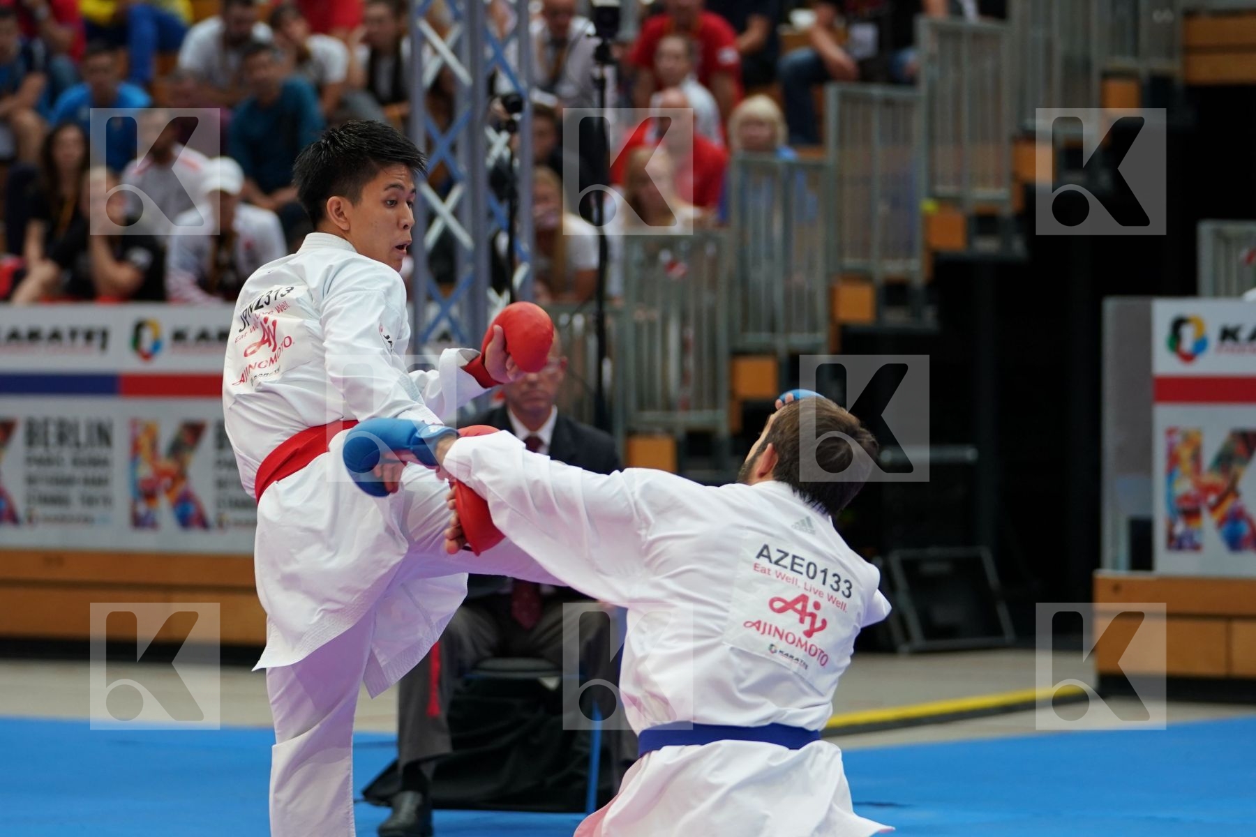 Sakiyama Yusei (JAPAN) vs AGHAYEV RAFAEL (AZERBAIJAN) in Senior Kumite Ð 75 Kg - Gold bout