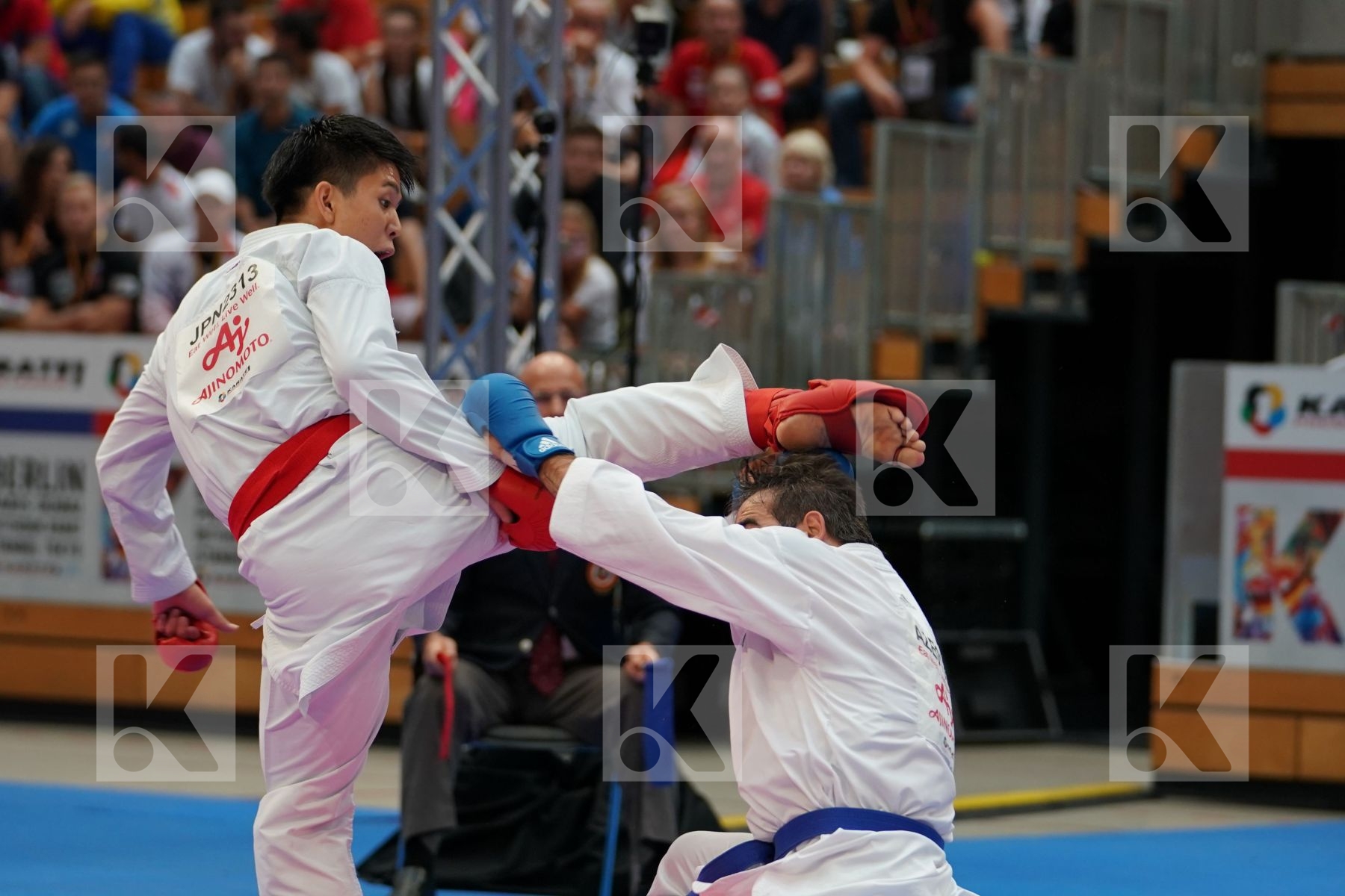Sakiyama Yusei (JAPAN) vs AGHAYEV RAFAEL (AZERBAIJAN) in Senior Kumite Ð 75 Kg - Gold bout