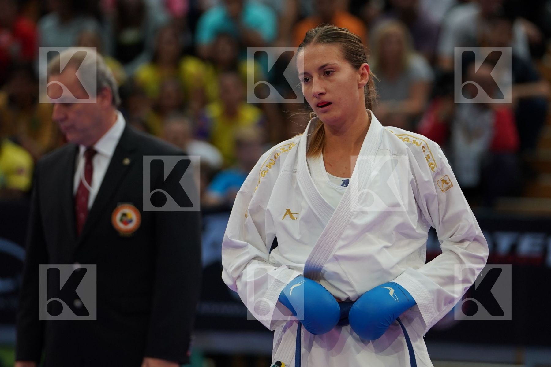 Eltemur Eda (TURKEY) vs ZARETSKA IRINA (AZERBAIJAN) in Senior Kumite Ð 68 Kg - Gold bout