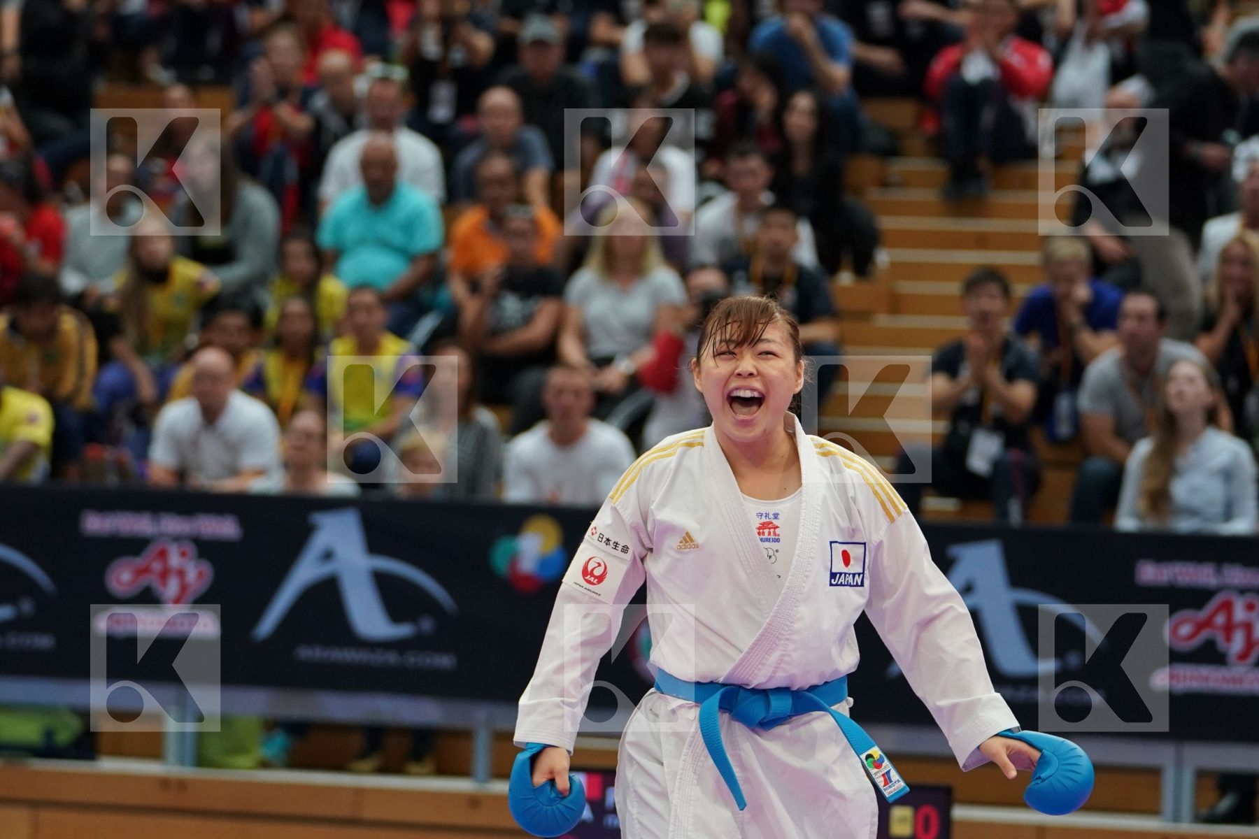 FERRACUTI CLIO (ITALIA) vs UEKUSA AYUMI (JAPAN) in Senior Kumite 68+ Kg - Gold bout