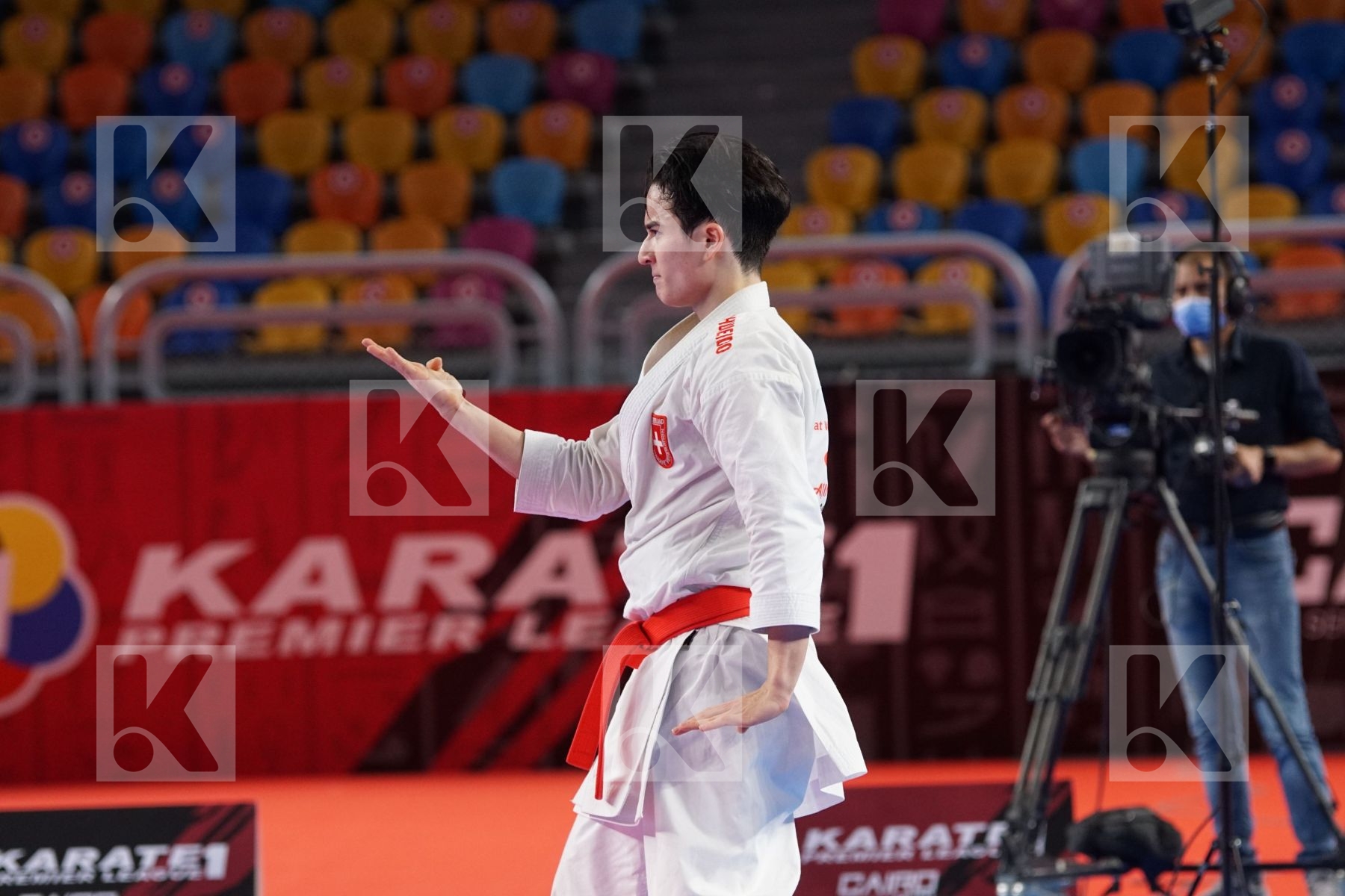 Yuki UJIHARA (SWITZERLAND) in Male Kata - Bronze bout