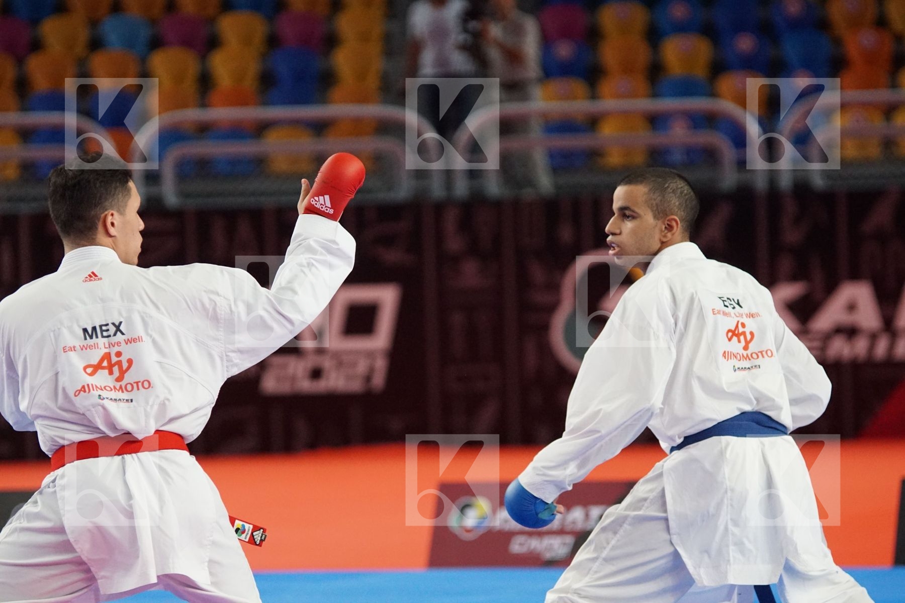 Jesus Leonardo RODRIGUEZ (MEXICO) vs (Ahmed LOTFY (EGYPT) in Male Kumite -67 Kg - Bronze bout