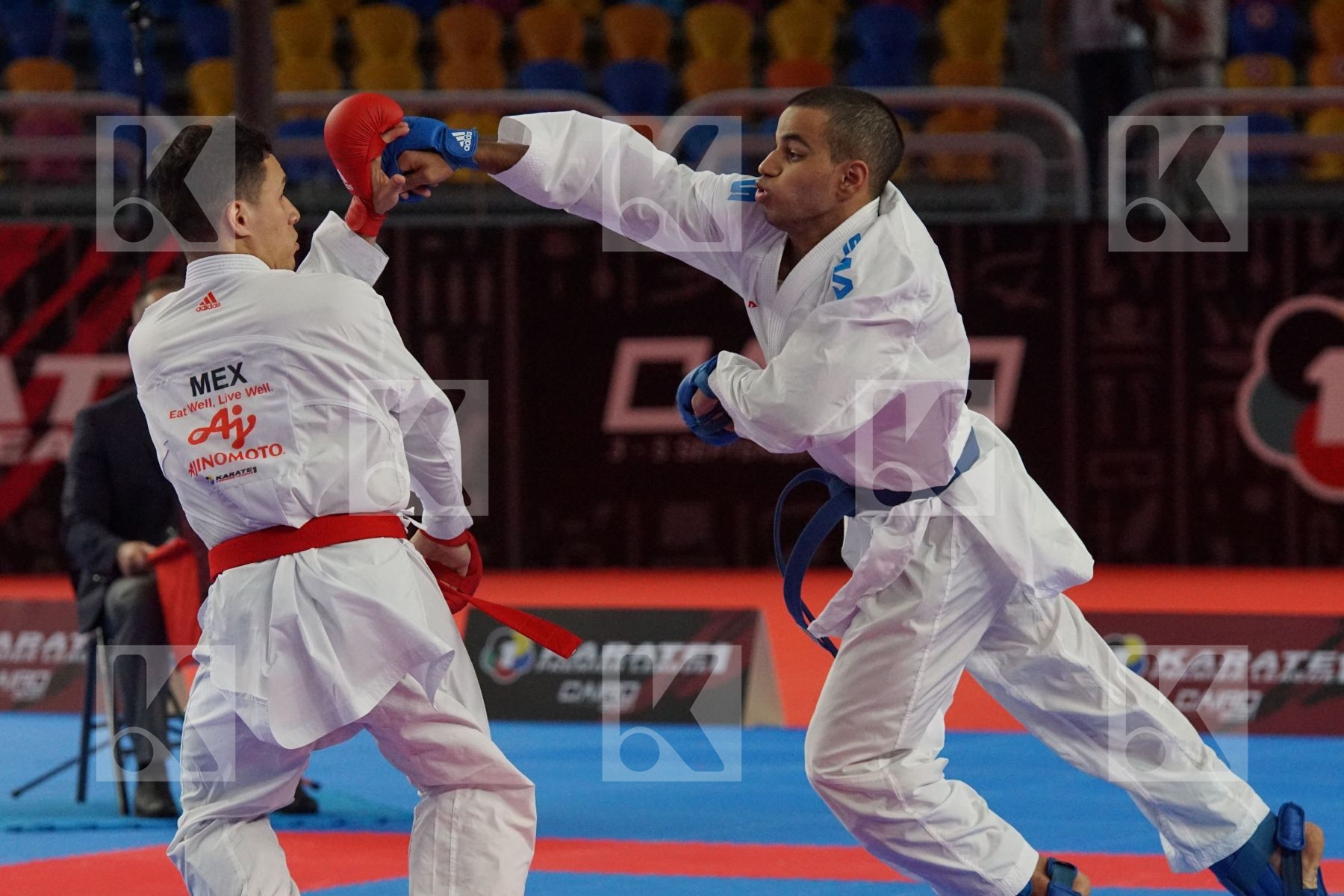 Jesus Leonardo RODRIGUEZ (MEXICO) vs (Ahmed LOTFY (EGYPT) in Male Kumite -67 Kg - Bronze bout