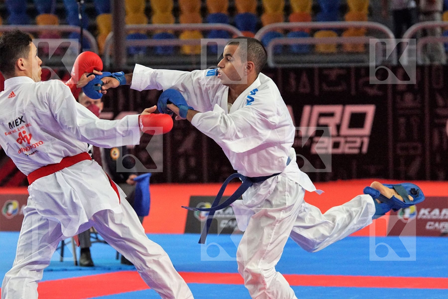 Jesus Leonardo RODRIGUEZ (MEXICO) vs (Ahmed LOTFY (EGYPT) in Male Kumite -67 Kg - Bronze bout