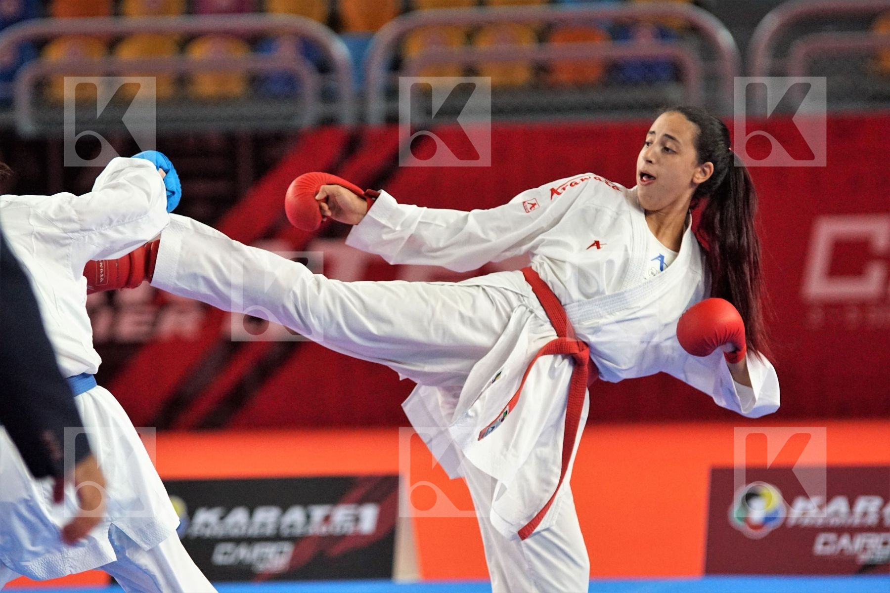 Noursin ALI (EGYPT) vs (Haya JUMAA (CANADA) in Female Kumite -61 Kg - Bronze bout