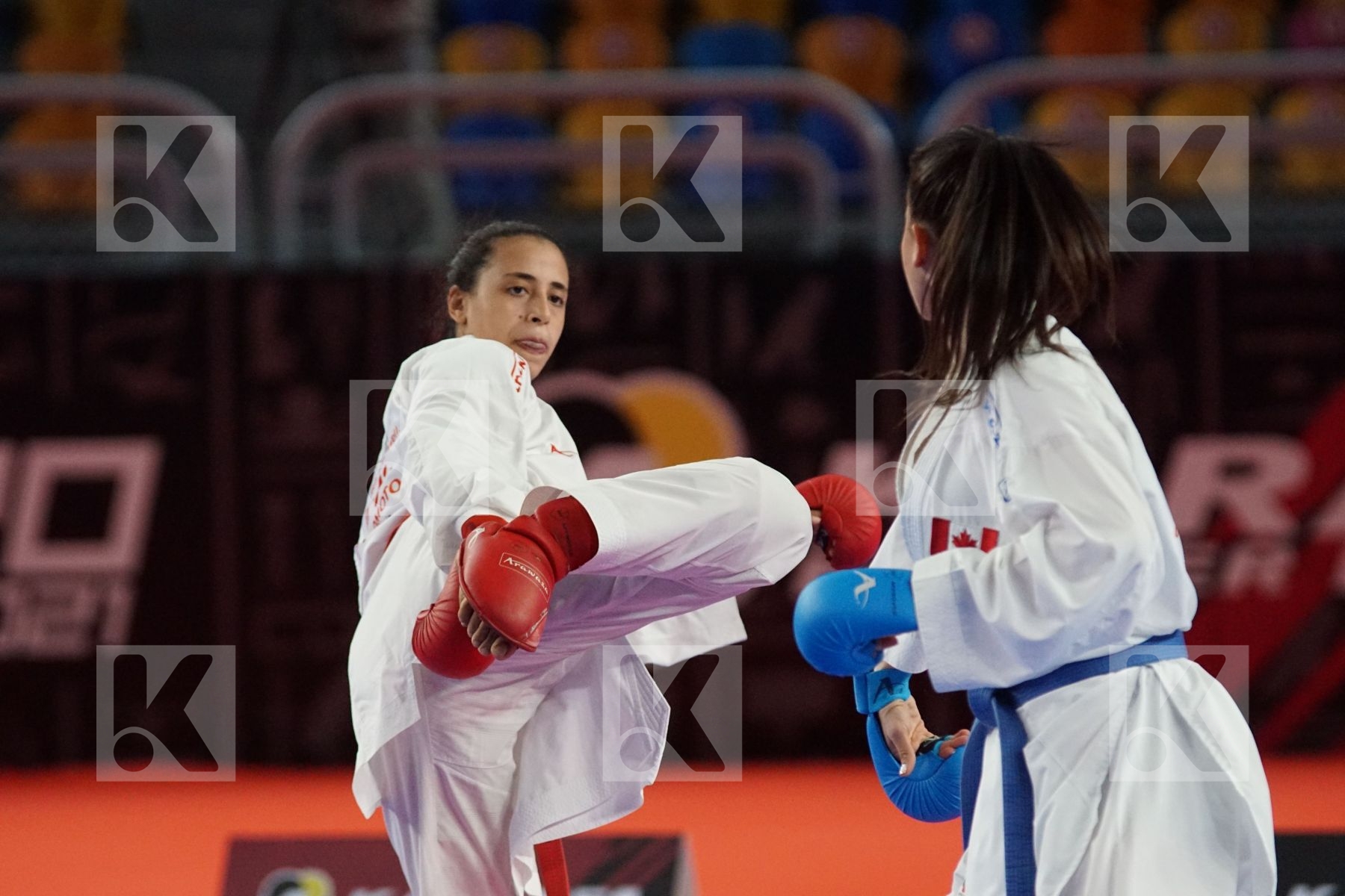 Noursin ALI (EGYPT) vs (Haya JUMAA (CANADA) in Female Kumite -61 Kg - Bronze bout