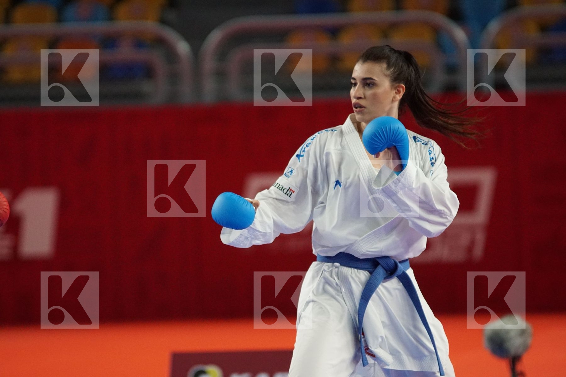Noursin ALI (EGYPT) vs (Haya JUMAA (CANADA) in Female Kumite -61 Kg - Bronze bout