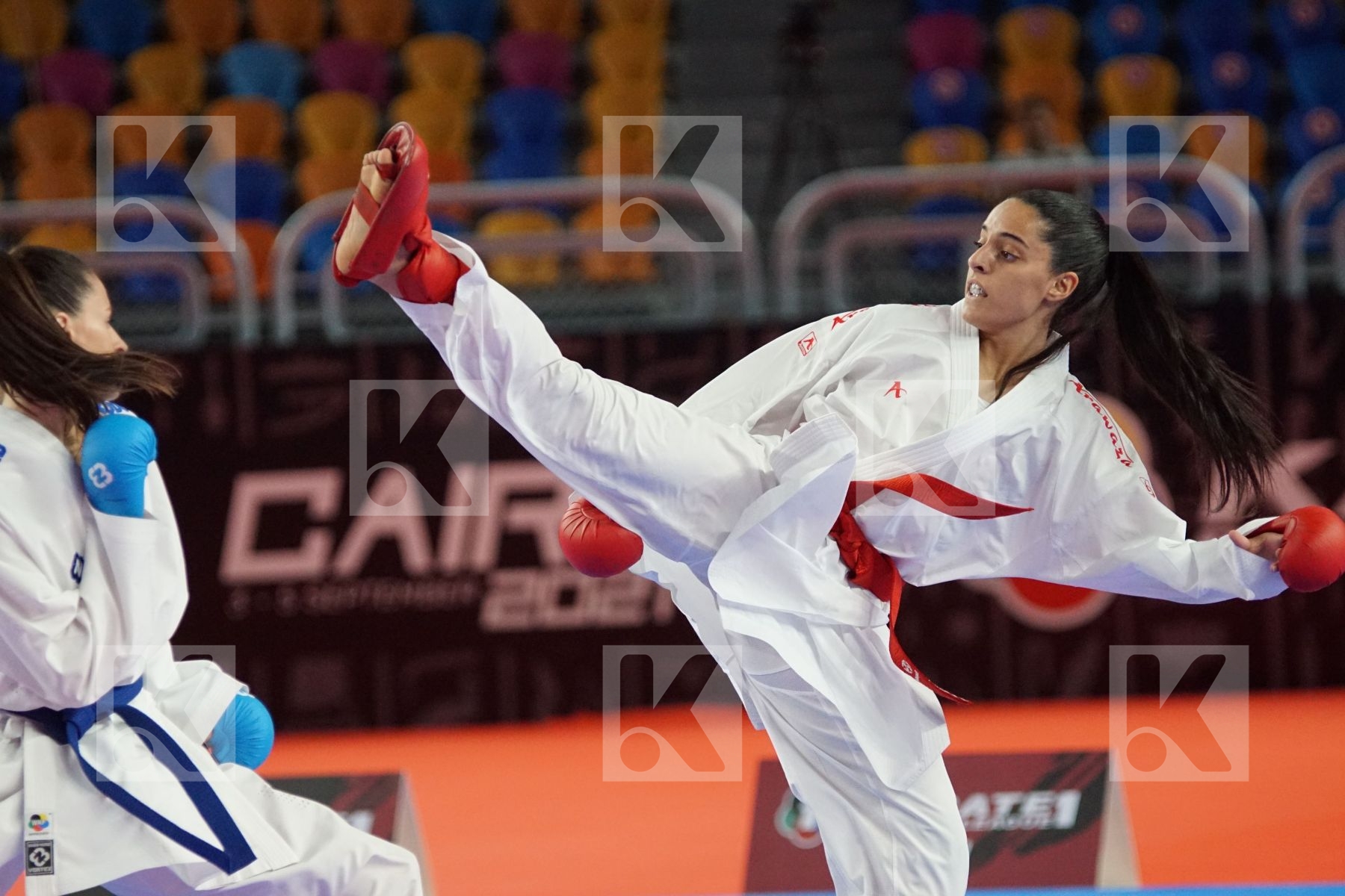 Maryam AJARAY (MOROCCO) vs (Halyna MELNYK (UKRAINE) in Female Kumite -68 Kg - Bronze bout