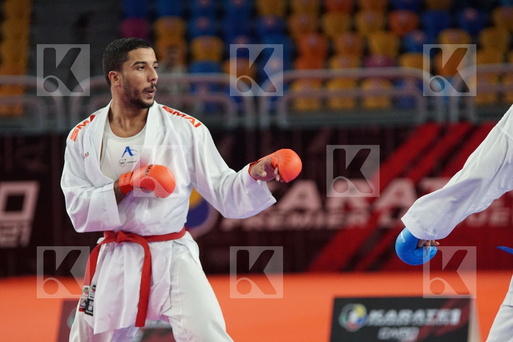 Omar Ashraf MOHAMED (EGYPT) vs (Walid DEGHALI (BELGIUM) in Male Kumite -84 Kg - Bronze bout