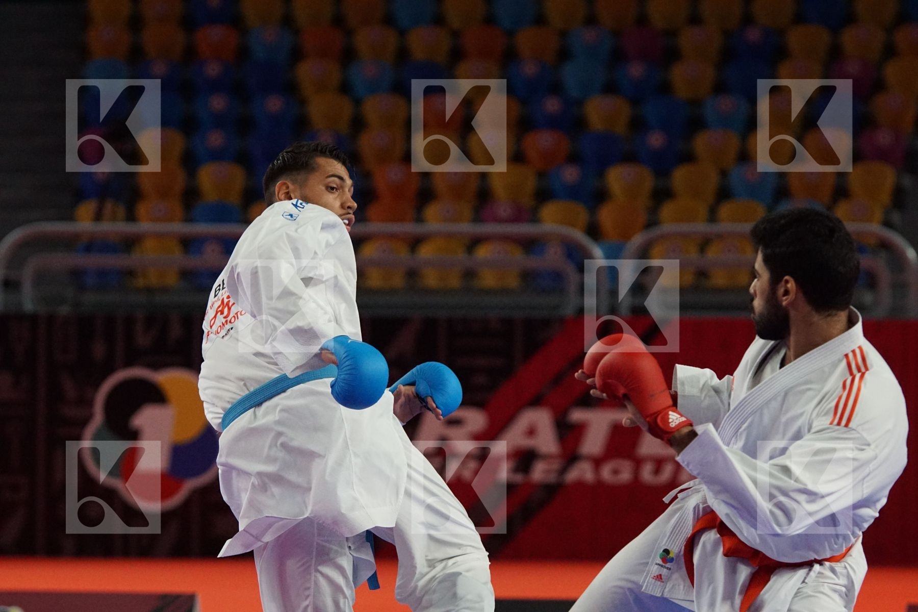 Taha Tarek MAHMOUD (EGYPT) vs (Luca COSTA (BELGIUM) in Male Kumite 84+ Kg - Bronze bout