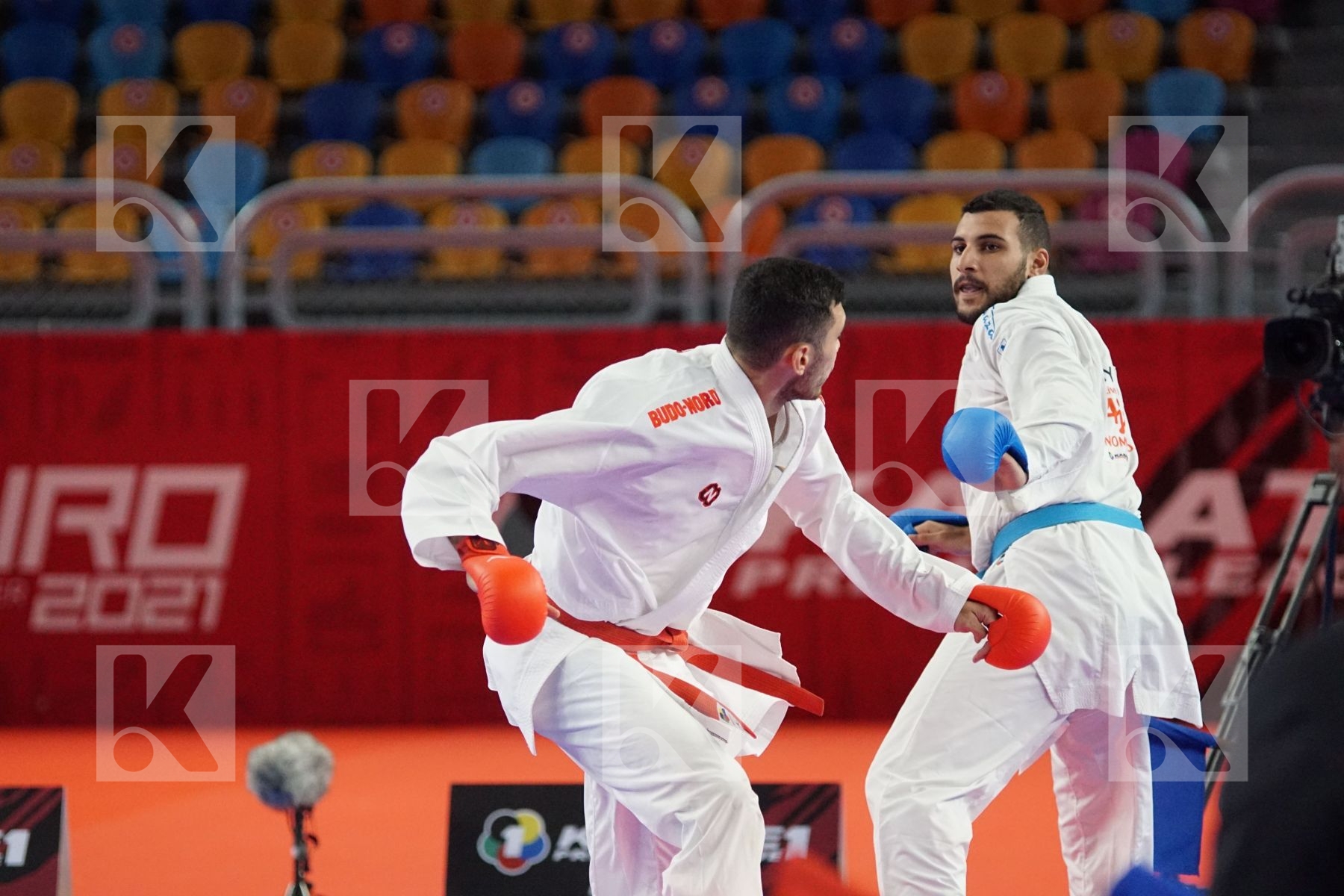 Ryzvan TALIBOV (UKRAINE) vs (Hazem Ahmed MOHAMED (EGYPT) in Male Kumite 84+ Kg - Bronze bout