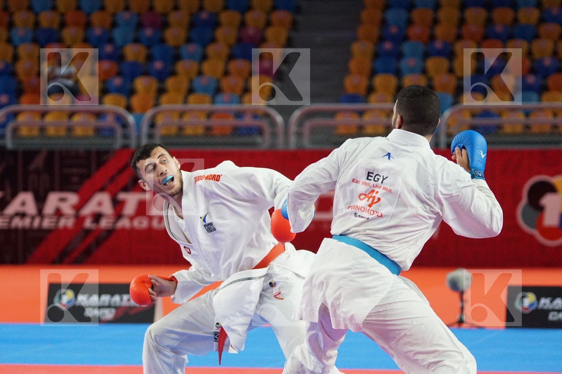 Ryzvan TALIBOV (UKRAINE) vs (Hazem Ahmed MOHAMED (EGYPT) in Male Kumite 84+ Kg - Bronze bout