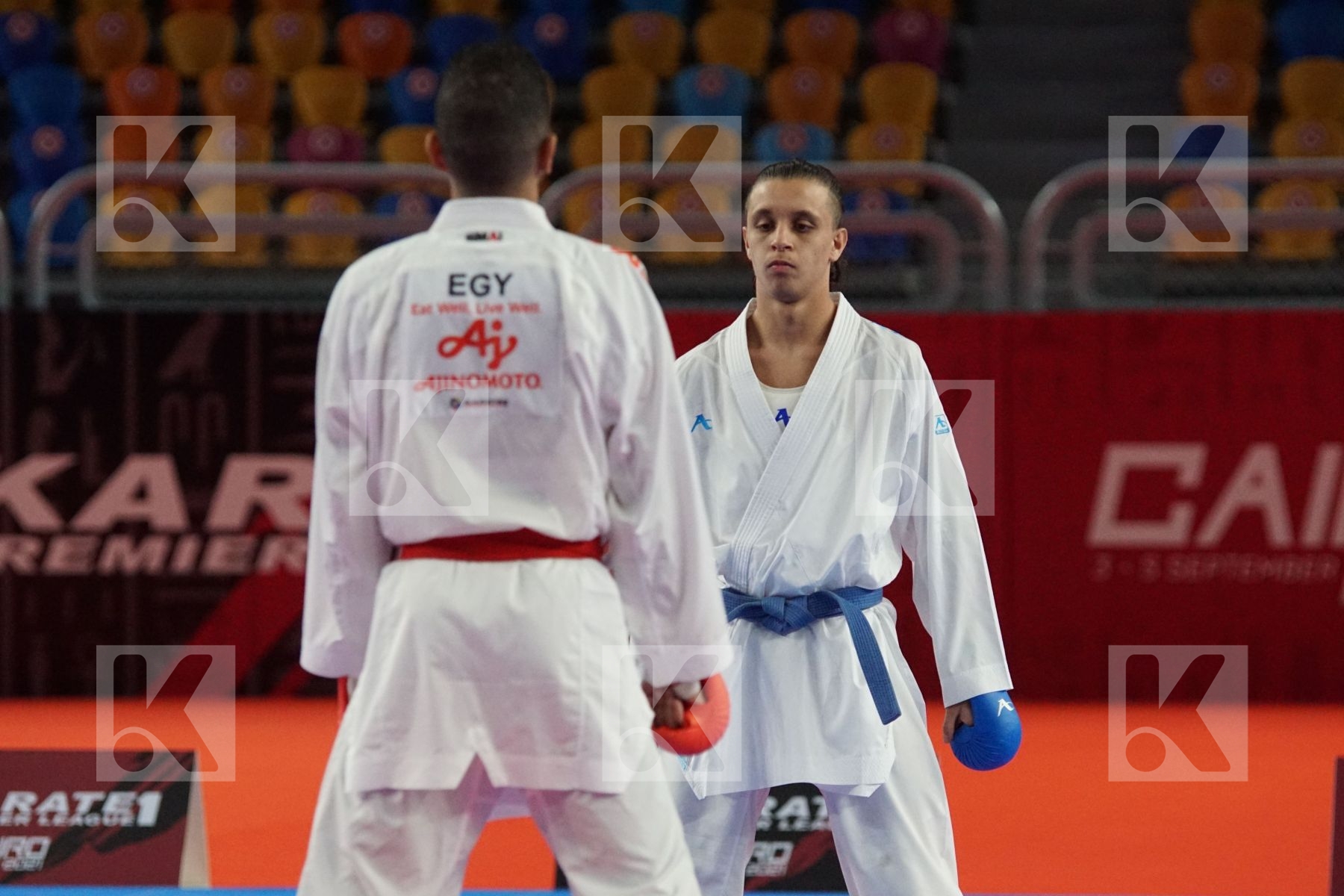Sami TAS (ALGERIA) vs (Malek SALAMA (EGYPT) in Male Kumite -60 Kg - Gold bout