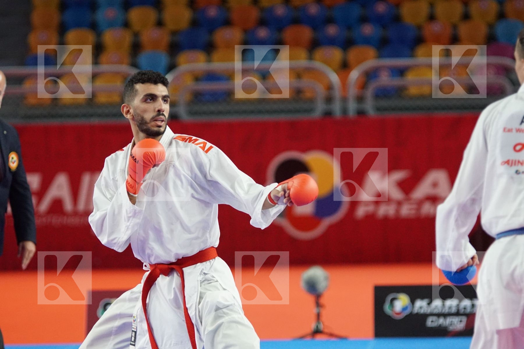 Sami TAS (ALGERIA) vs (Malek SALAMA (EGYPT) in Male Kumite -60 Kg - Gold bout