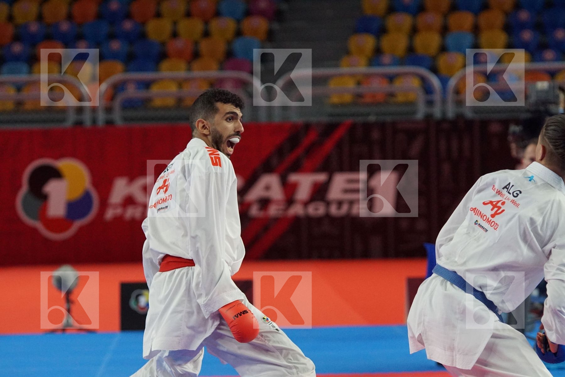 Sami TAS (ALGERIA) vs (Malek SALAMA (EGYPT) in Male Kumite -60 Kg - Gold bout