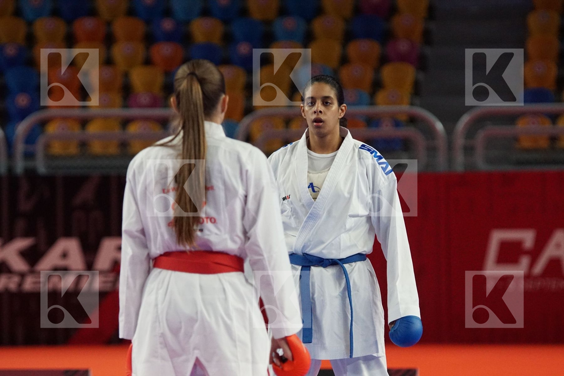 Anastasiya STEPHASHKO (UKRAINE) vs (Sohila ABOUISMAIL (EGYPT) in Female Kumite 68+ Kg - Gold bout