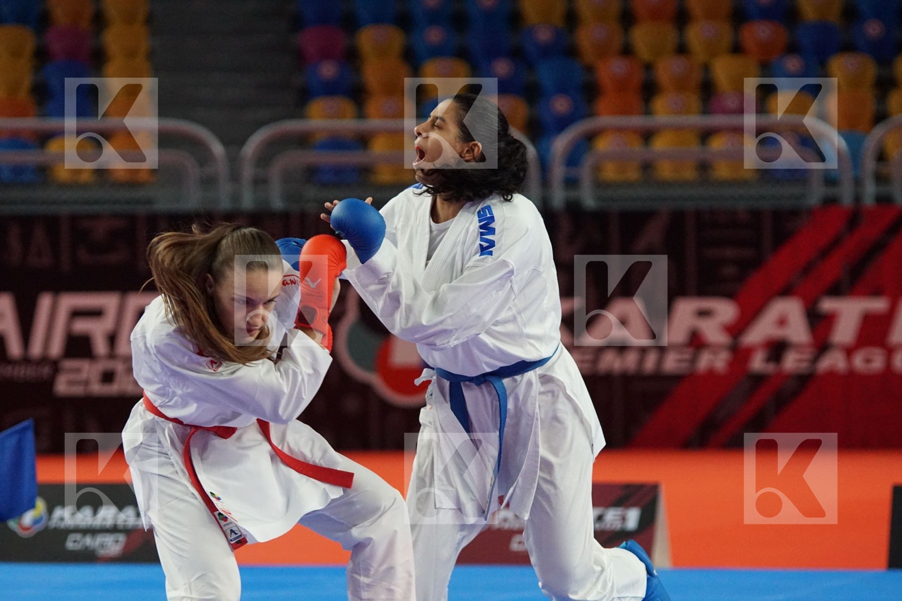 Anastasiya STEPHASHKO (UKRAINE) vs (Sohila ABOUISMAIL (EGYPT) in Female Kumite 68+ Kg - Gold bout