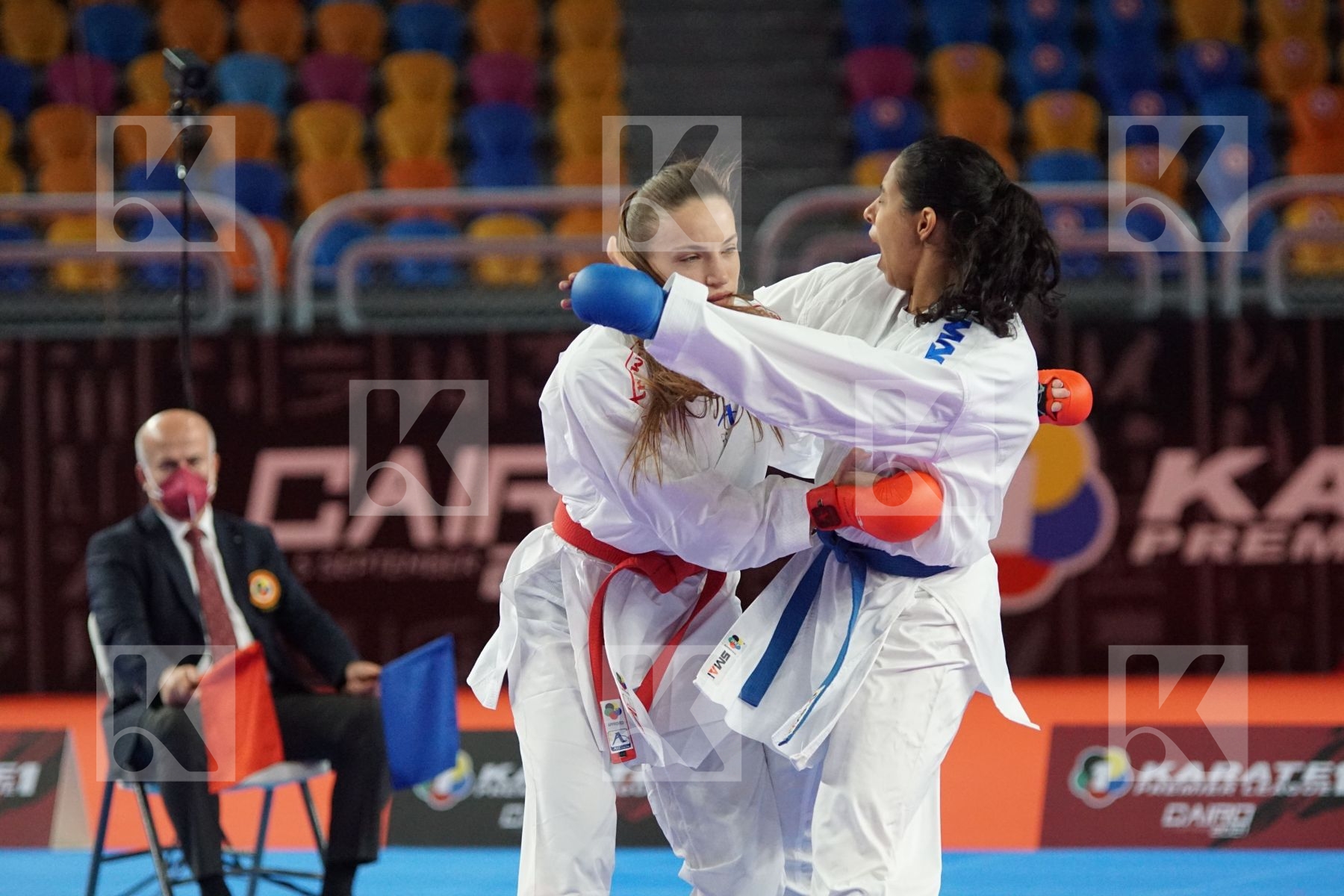 Anastasiya STEPHASHKO (UKRAINE) vs (Sohila ABOUISMAIL (EGYPT) in Female Kumite 68+ Kg - Gold bout